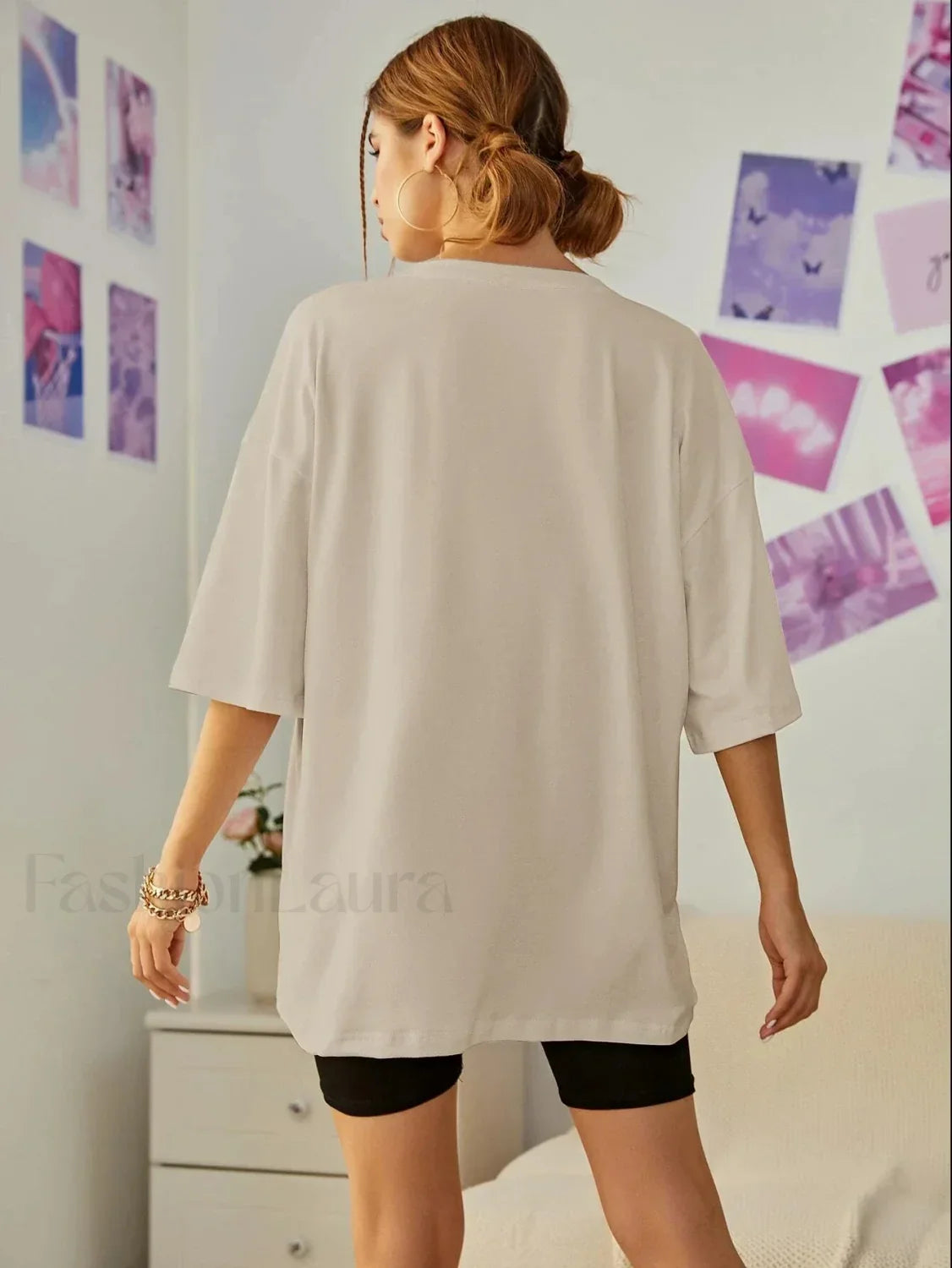 Mona Lisa Drinking Coffee Casual Hip Hop T-Shirt