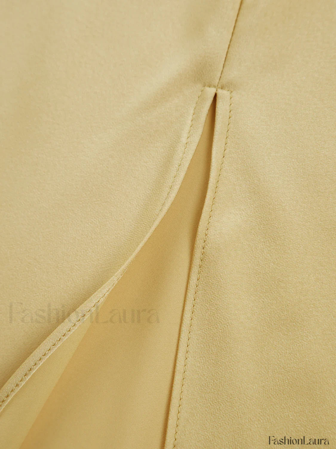 Moonlight Open Back Satin Slit Long Dress