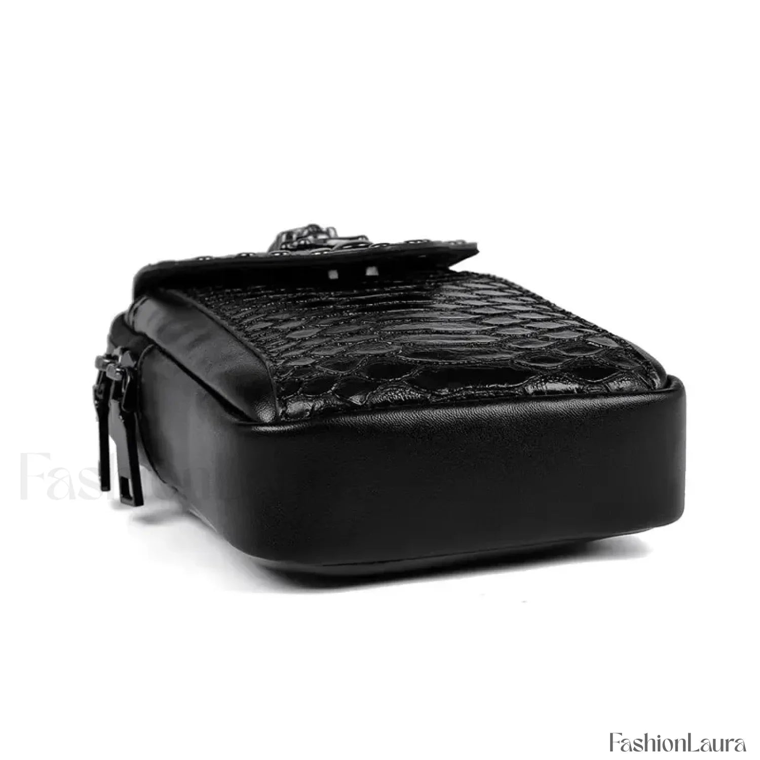 Motorcycle Skull Snake Pattern Ladies Punk Outdoor Travel Lipstick Mobile Phone Bag