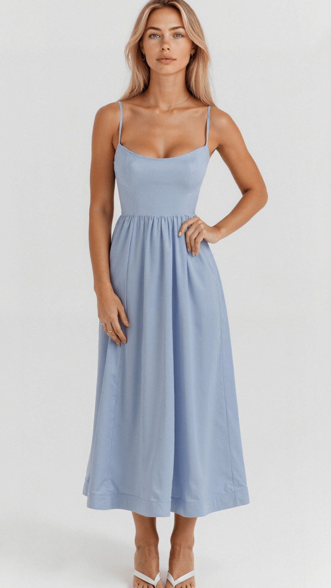 Premium Mia Off the Shoulder Midi Dress Elevated Occasion Wear