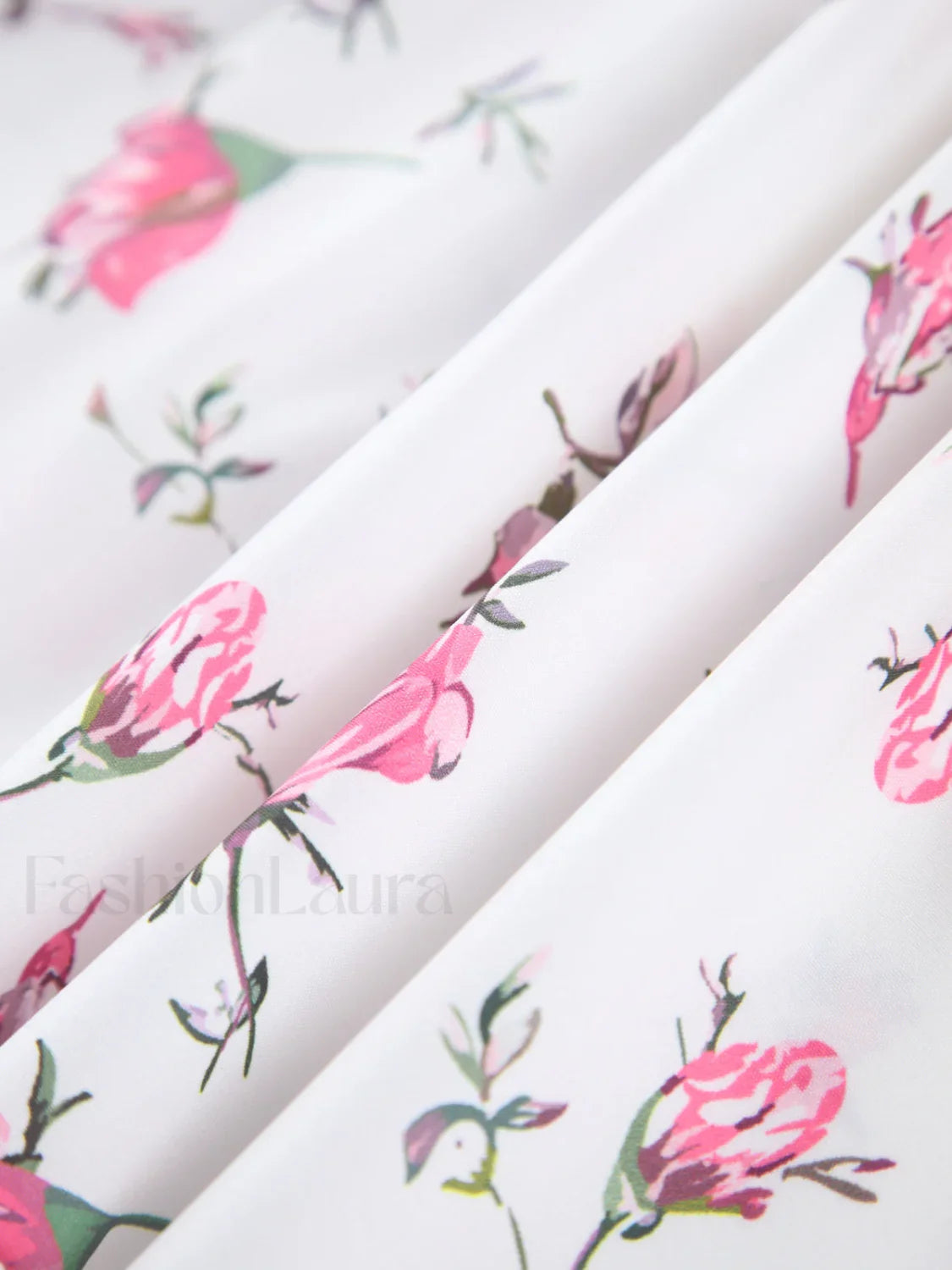 Multi Floral Lace Trendy Trim Short Dress