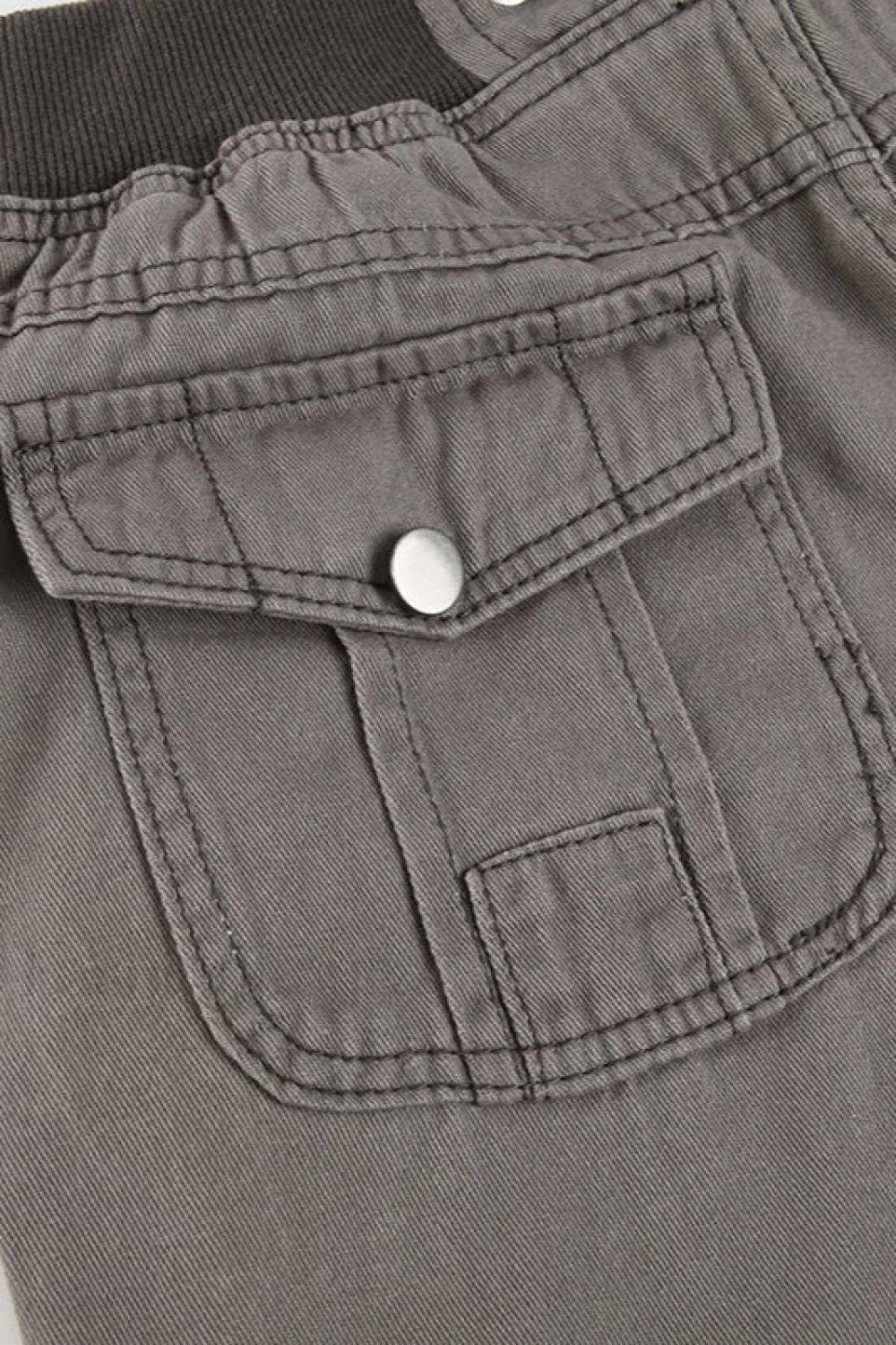 Multi Pocket Low Waist Bootcut Jeans