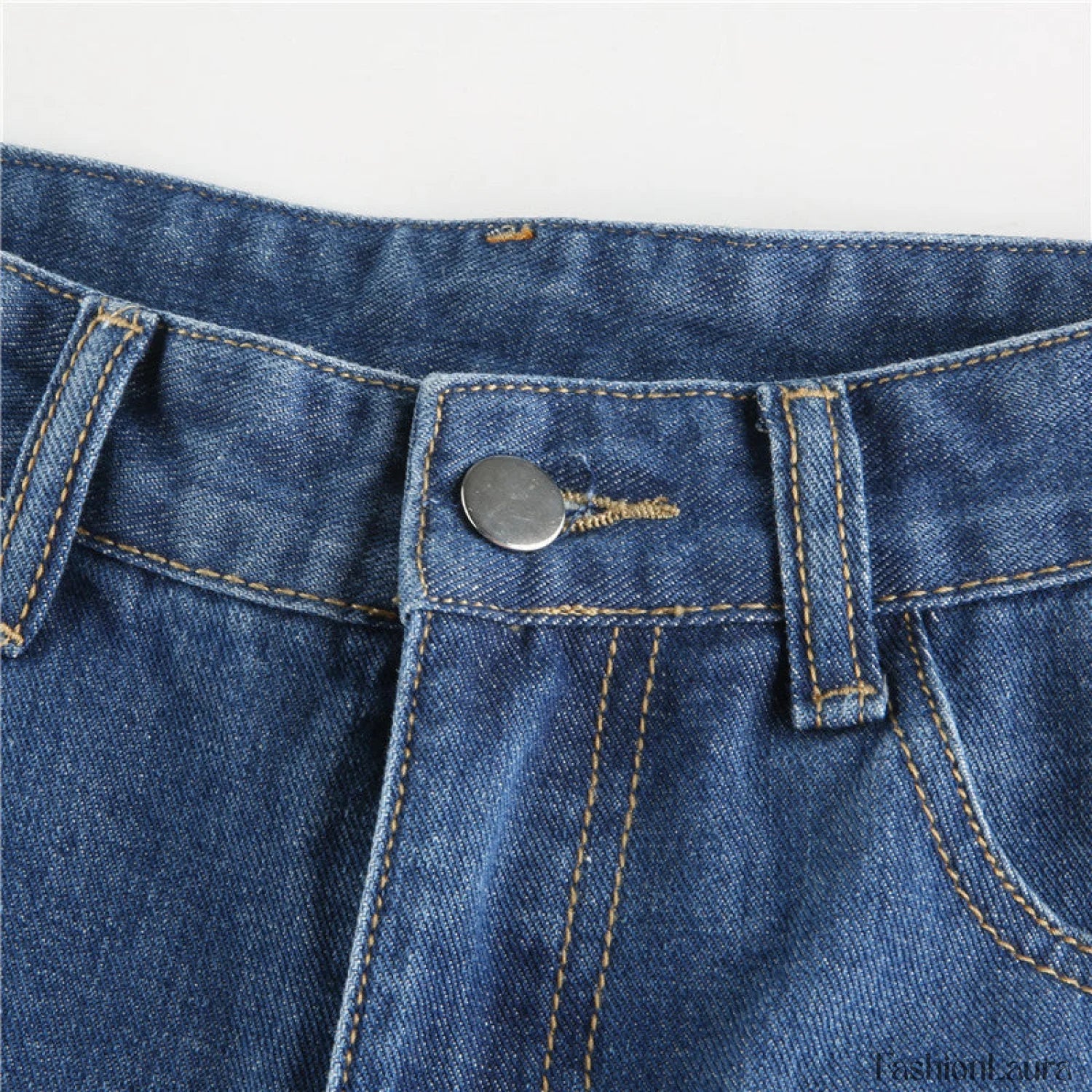 Multi Pockets Graceful Street Jeans