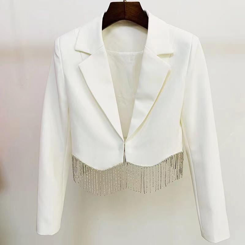 Nadia Rhinestone Tassel Trim Skirt Set