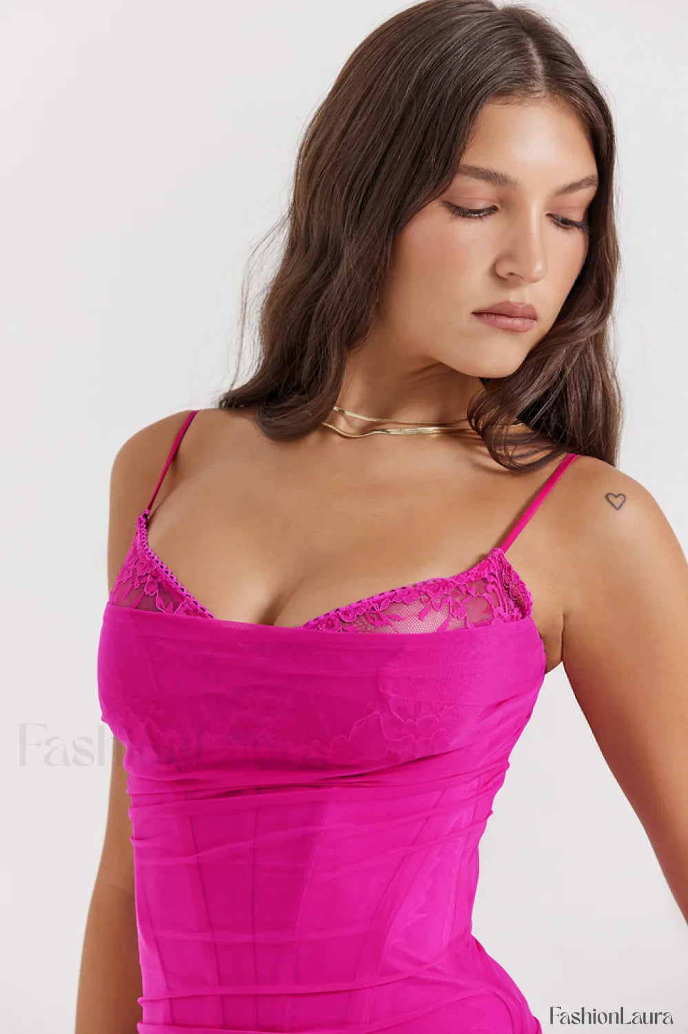 Nalini Fuchsia Stylish Maxi Dress