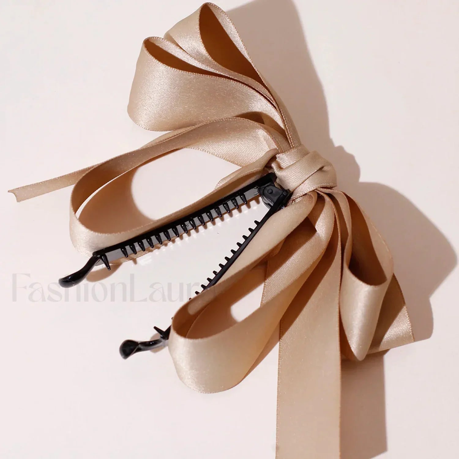New Banana Clip Double Layer Horsetail Christmas Hair Accessory