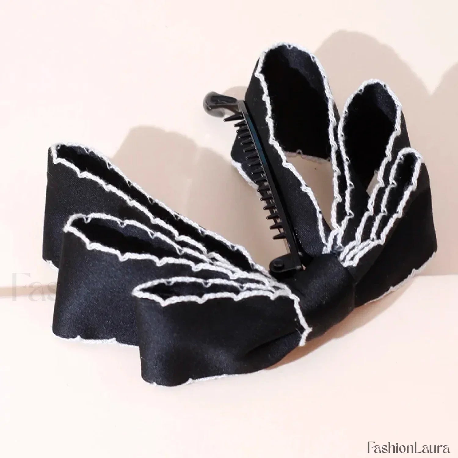 New Banana Clip Double Layer Horsetail Christmas Hair Accessory