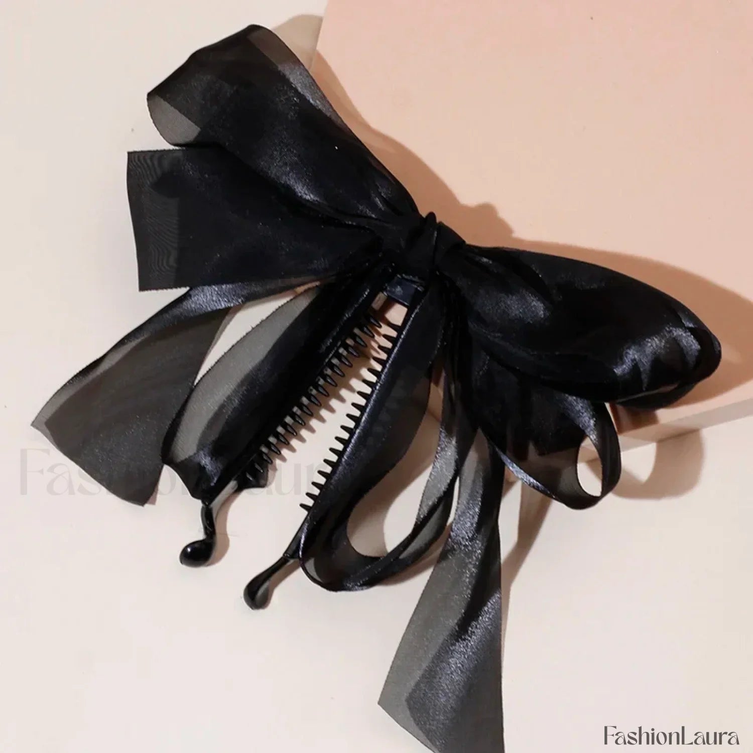 New Banana Clip Double Layer Horsetail Christmas Hair Accessory