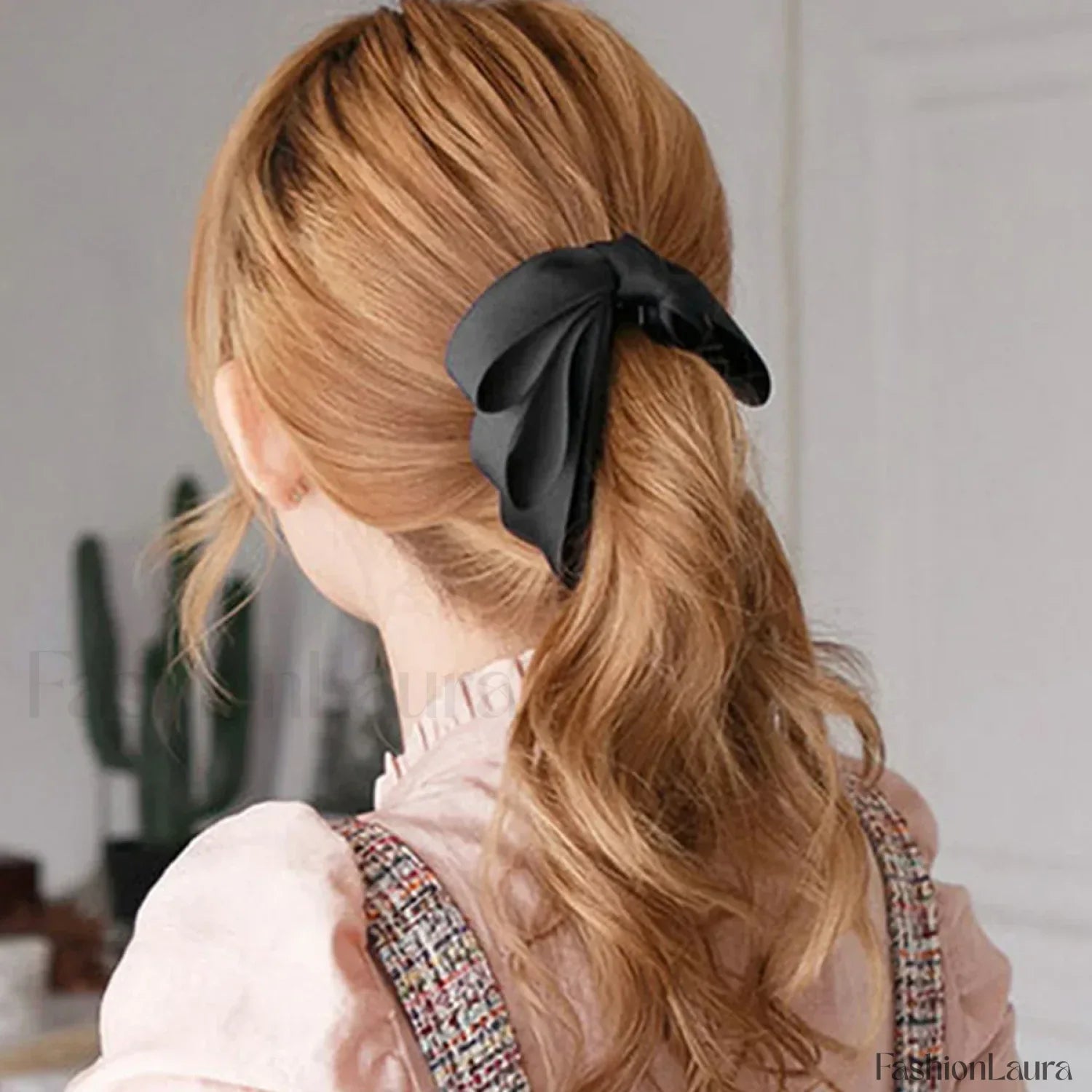 New Banana Clip Double Layer Horsetail Christmas Hair Accessory