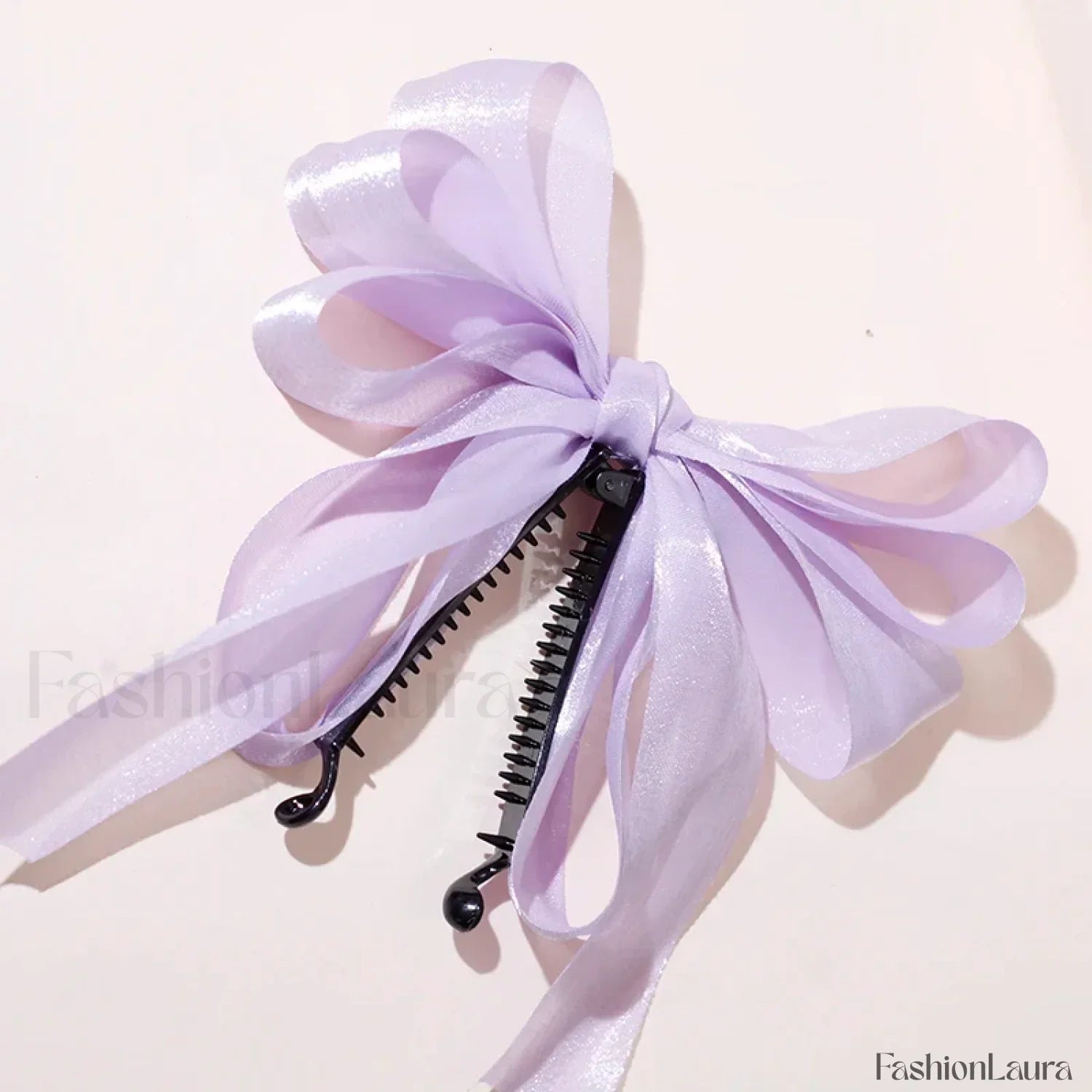 New Banana Clip Double Layer Horsetail Christmas Hair Accessory