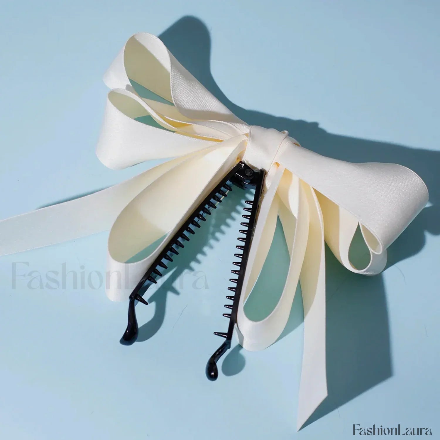 New Banana Clip Double Layer Horsetail Christmas Hair Accessory