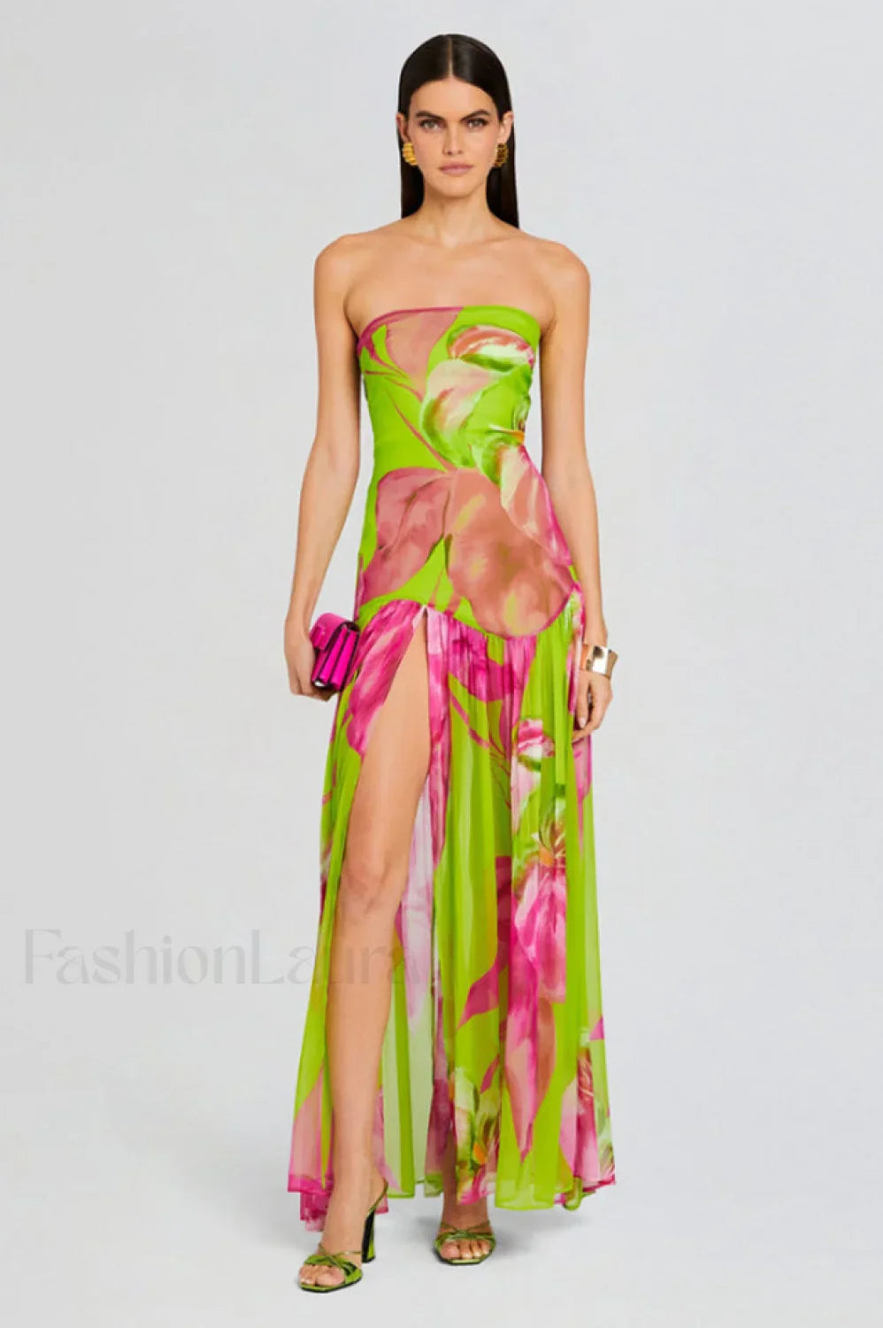 Nicole Silk Stylish Chiffon Dress