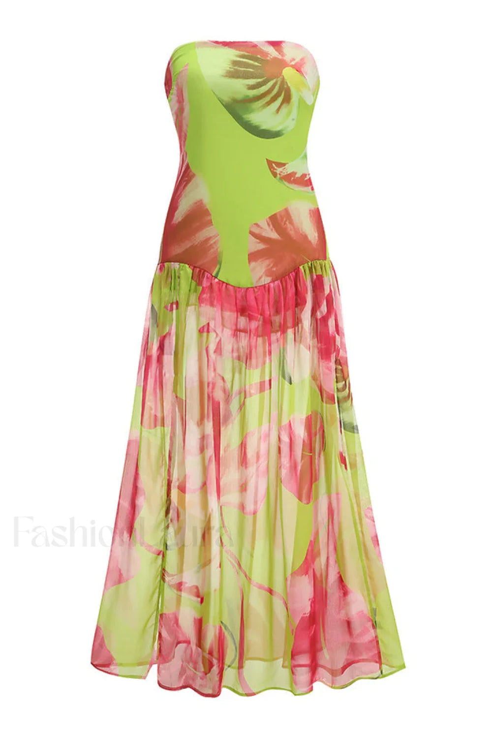 Nicole Silk Stylish Chiffon Dress