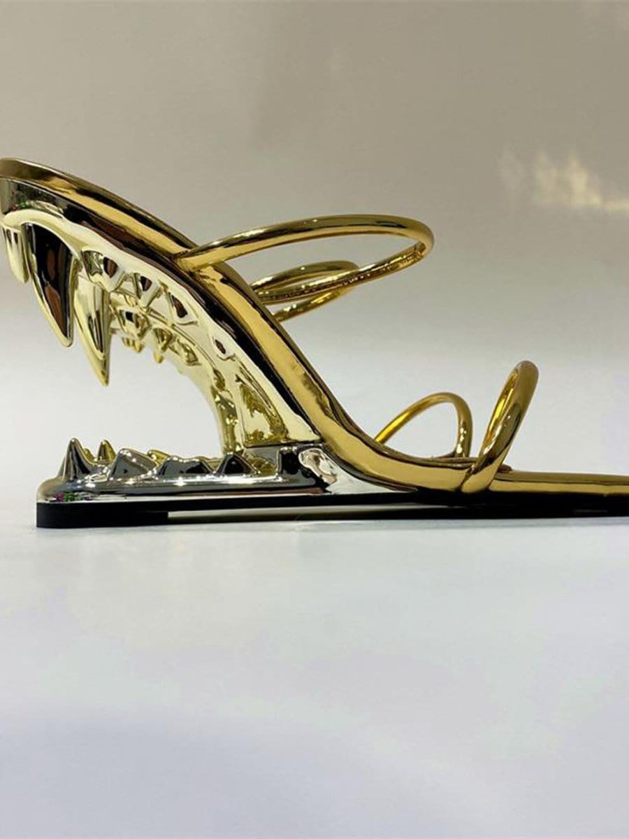 Noah Narrow Band Peep Toe Heel