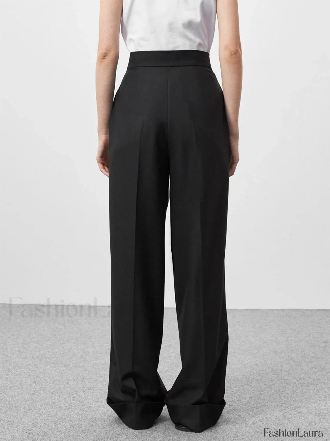 Nostalgia Pleat Graceful Wide Leg Pants