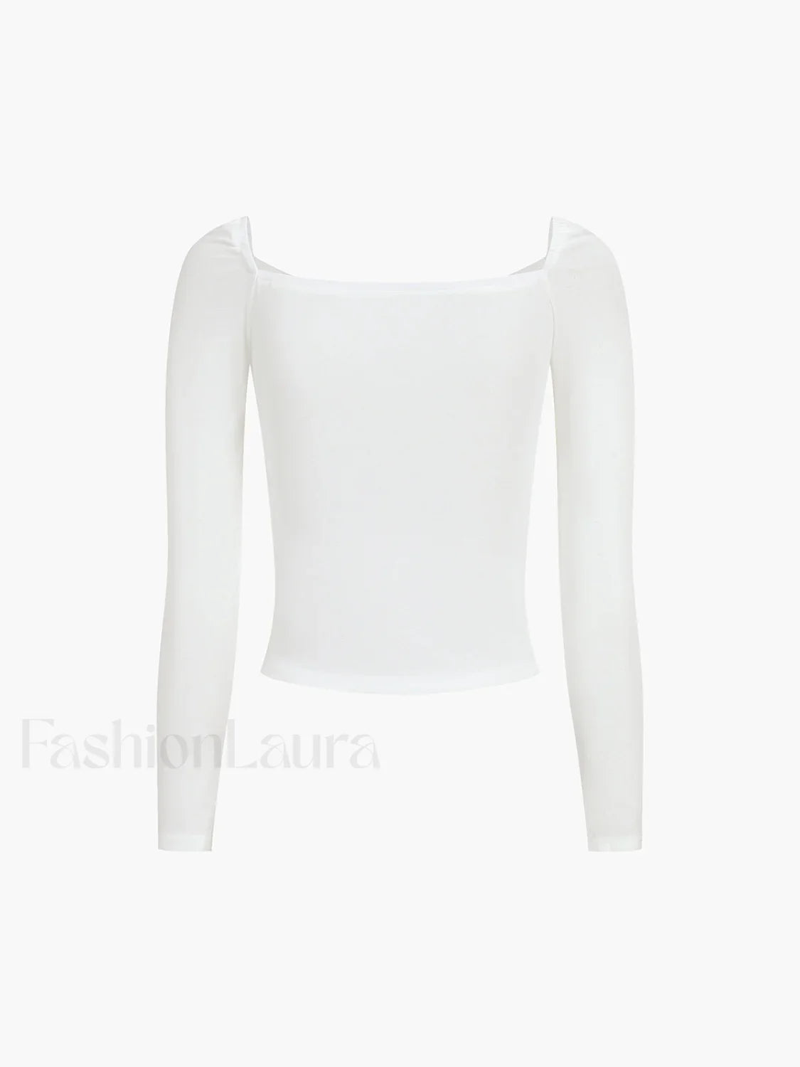 Nostalgia Ruched Graceful Long Sleeve Shirt