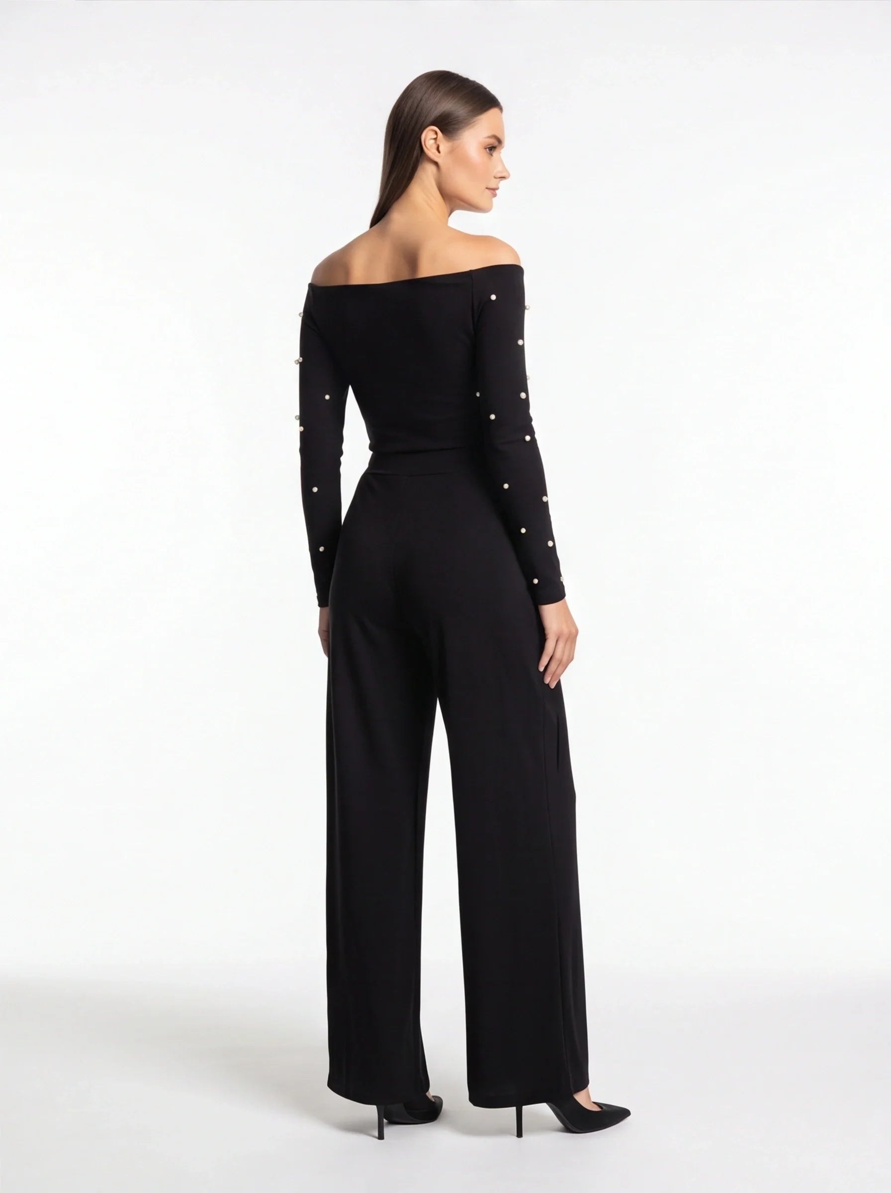 Elegant Black Jumpsuit for Women | Tailored Fit & Versatile Design