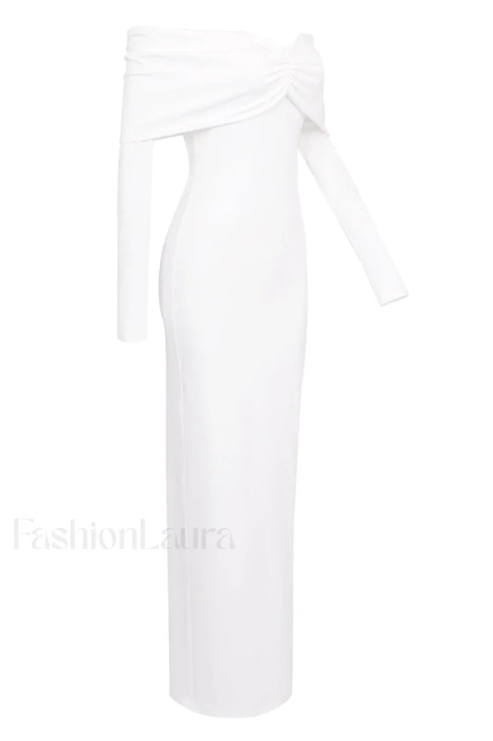 Off Shoulder Bodycon Charming Bardot Midi Dress