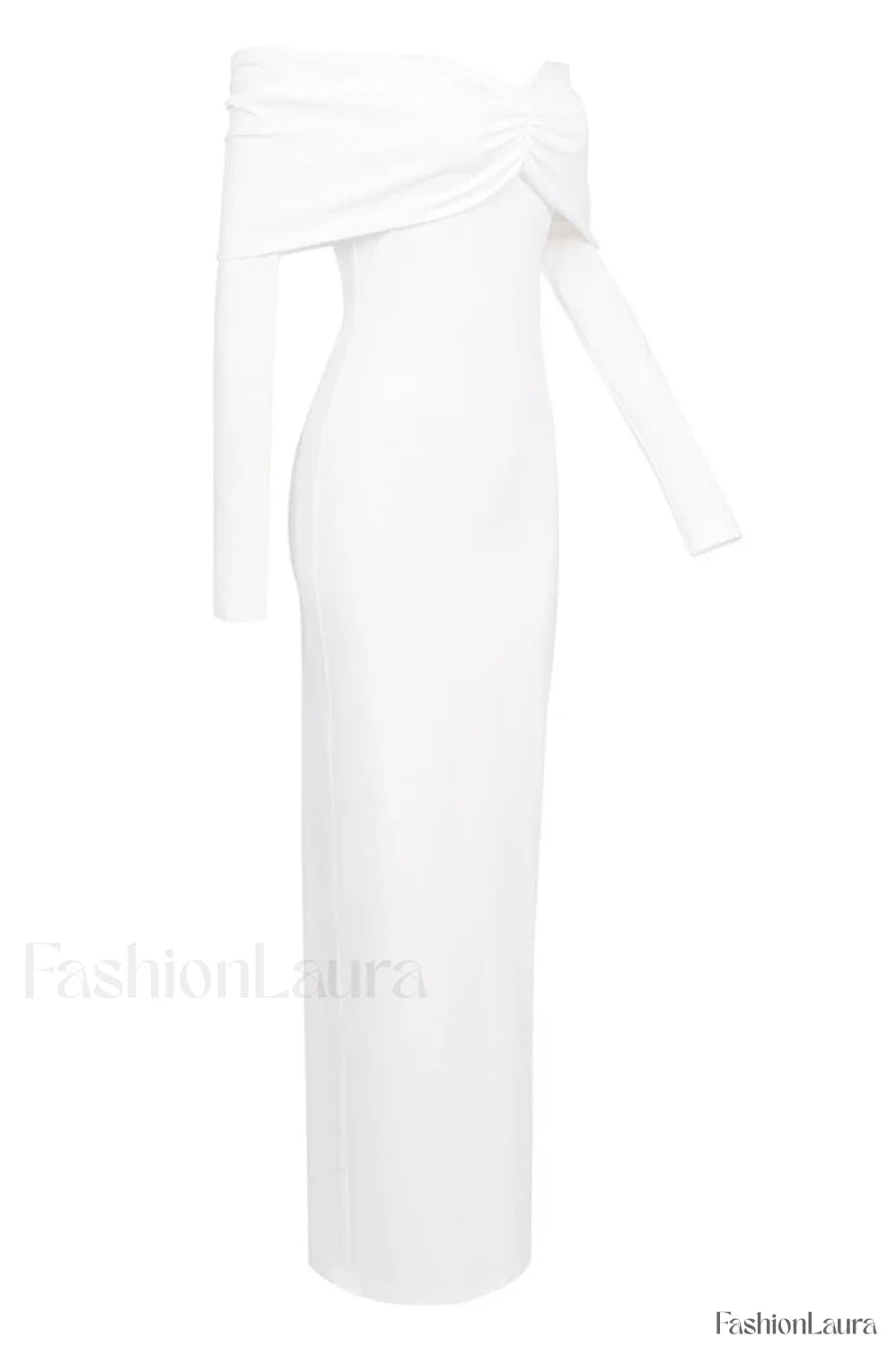 Off Shoulder Bodycon Charming Bardot Midi Dress