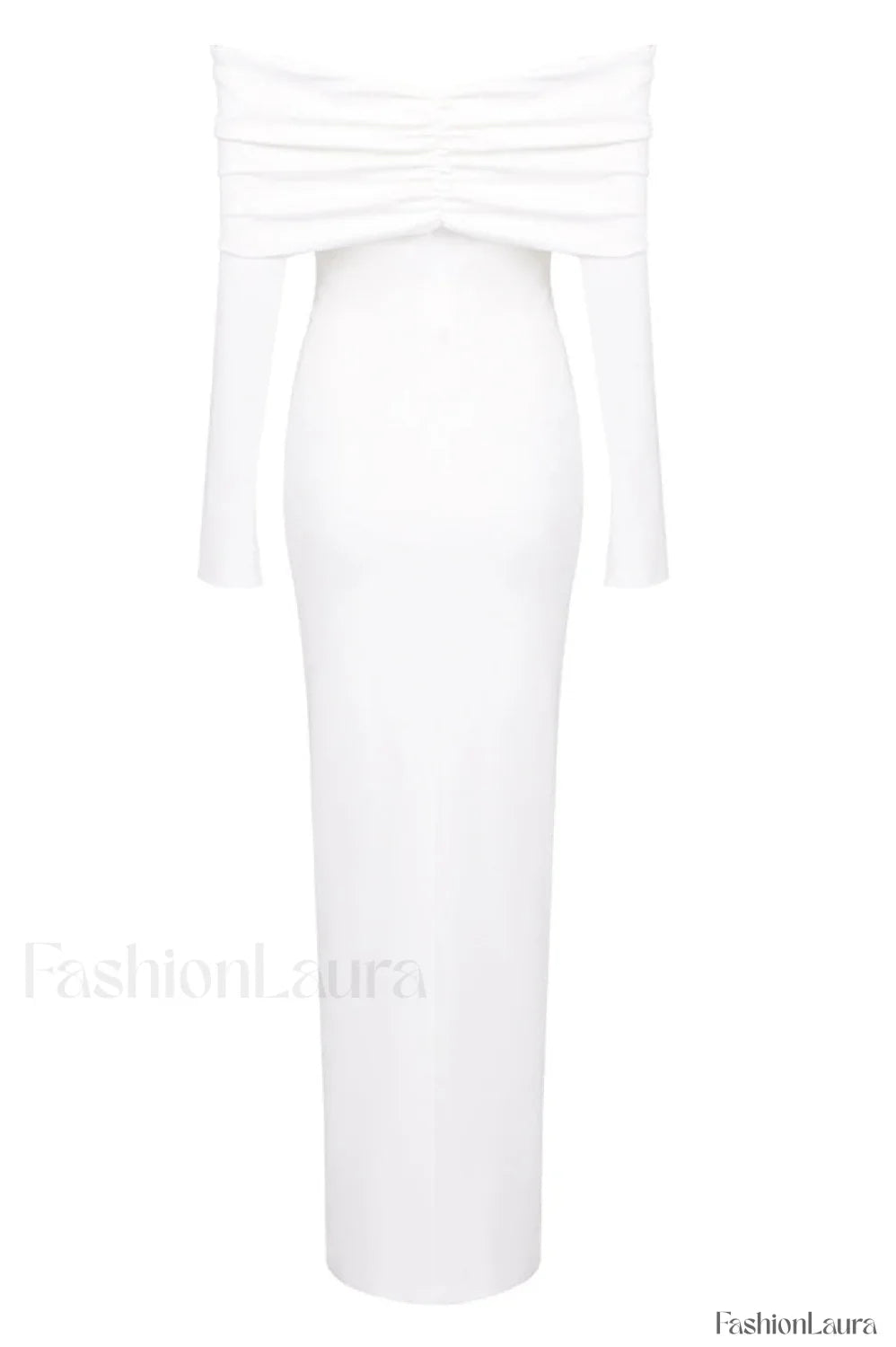 Off Shoulder Bodycon Charming Bardot Midi Dress