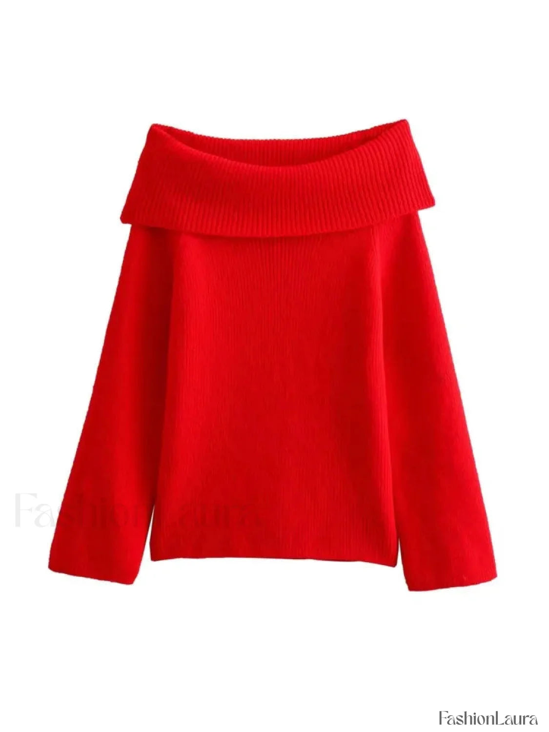 Off Shoulder Christmas Sweater for Women