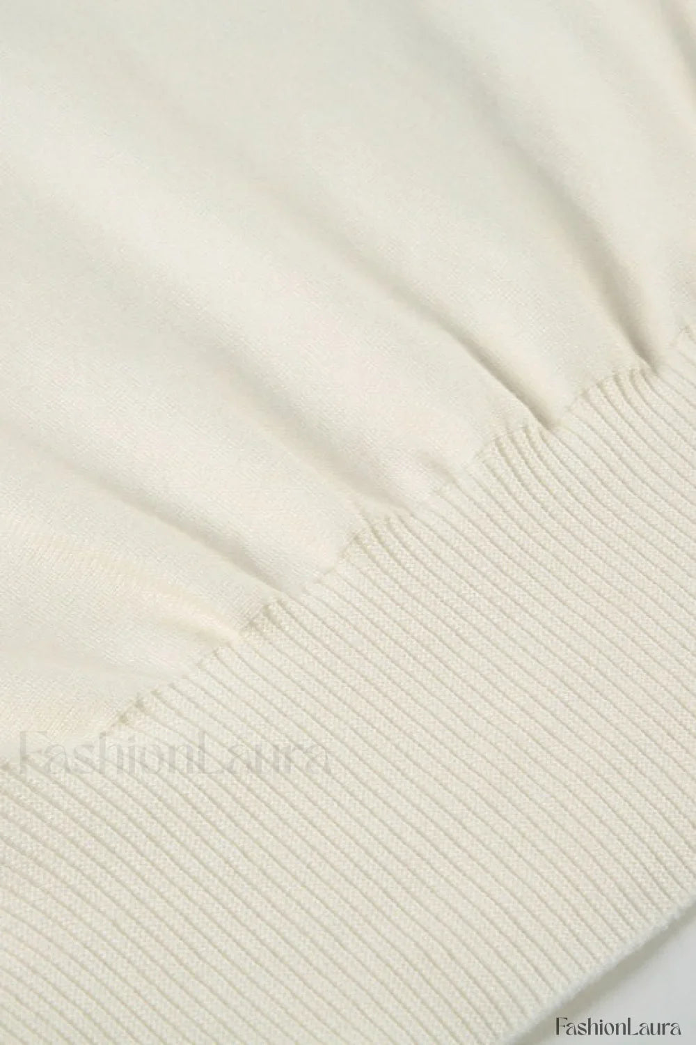 Off Shoulder Fitted Knit Sweater