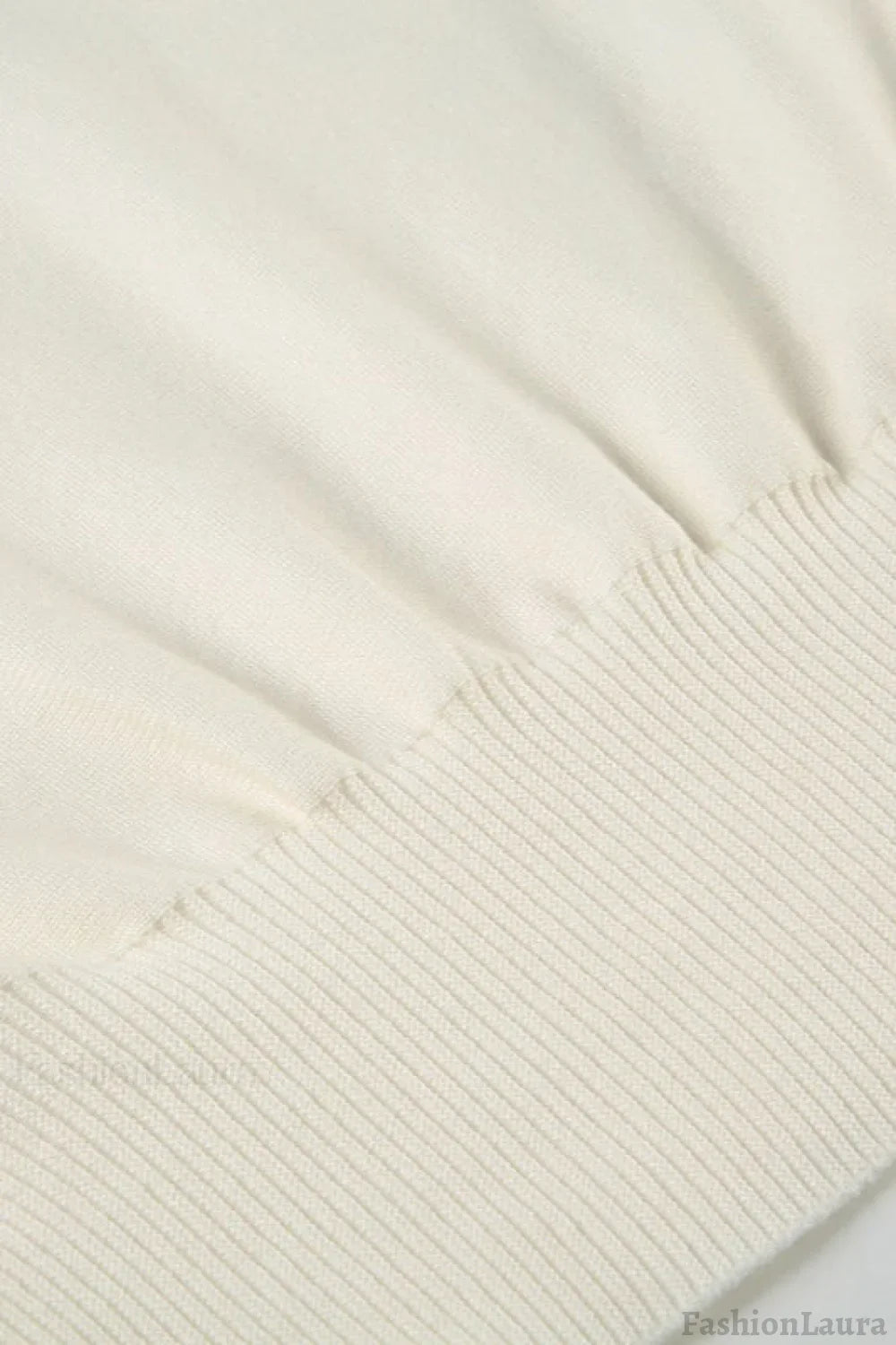 Off Shoulder Fitted Knit Sweater