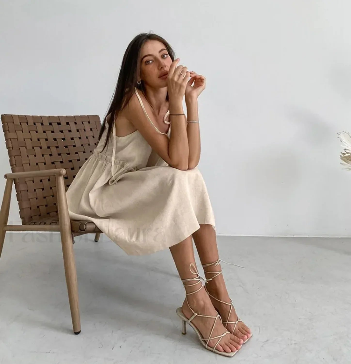 Off-Shoulder Lace-Up Slim Mini Dress