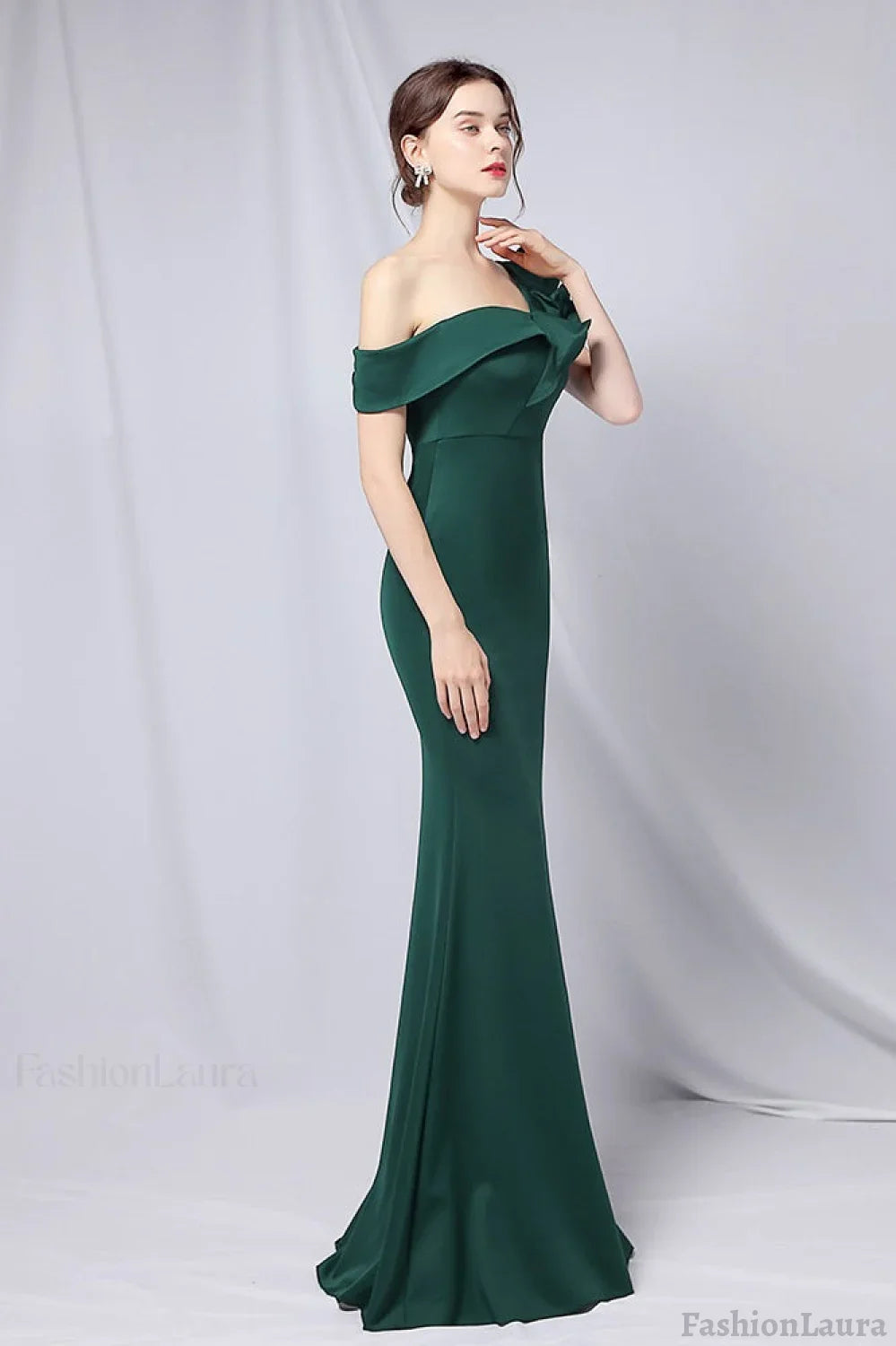 Off Shoulder Mermaid Maxi Party Dress