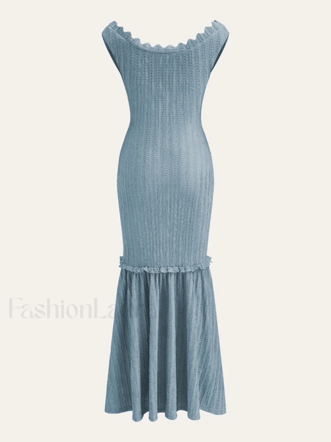 Off-Shoulder Ruffle Detail Dress