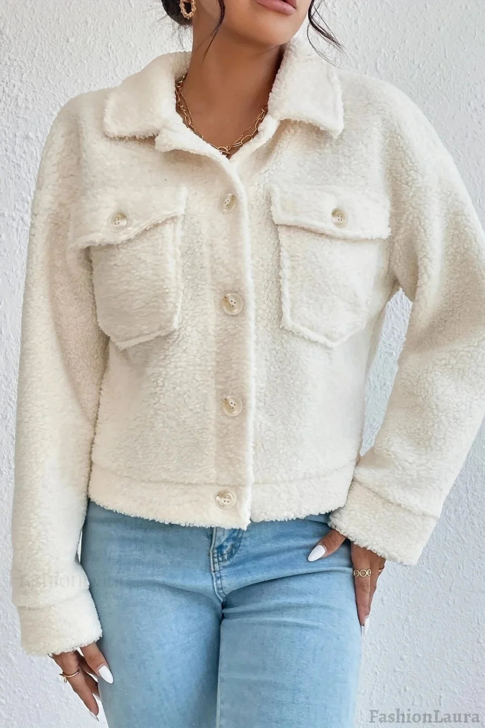 Off-White Short Sherpa Jacket