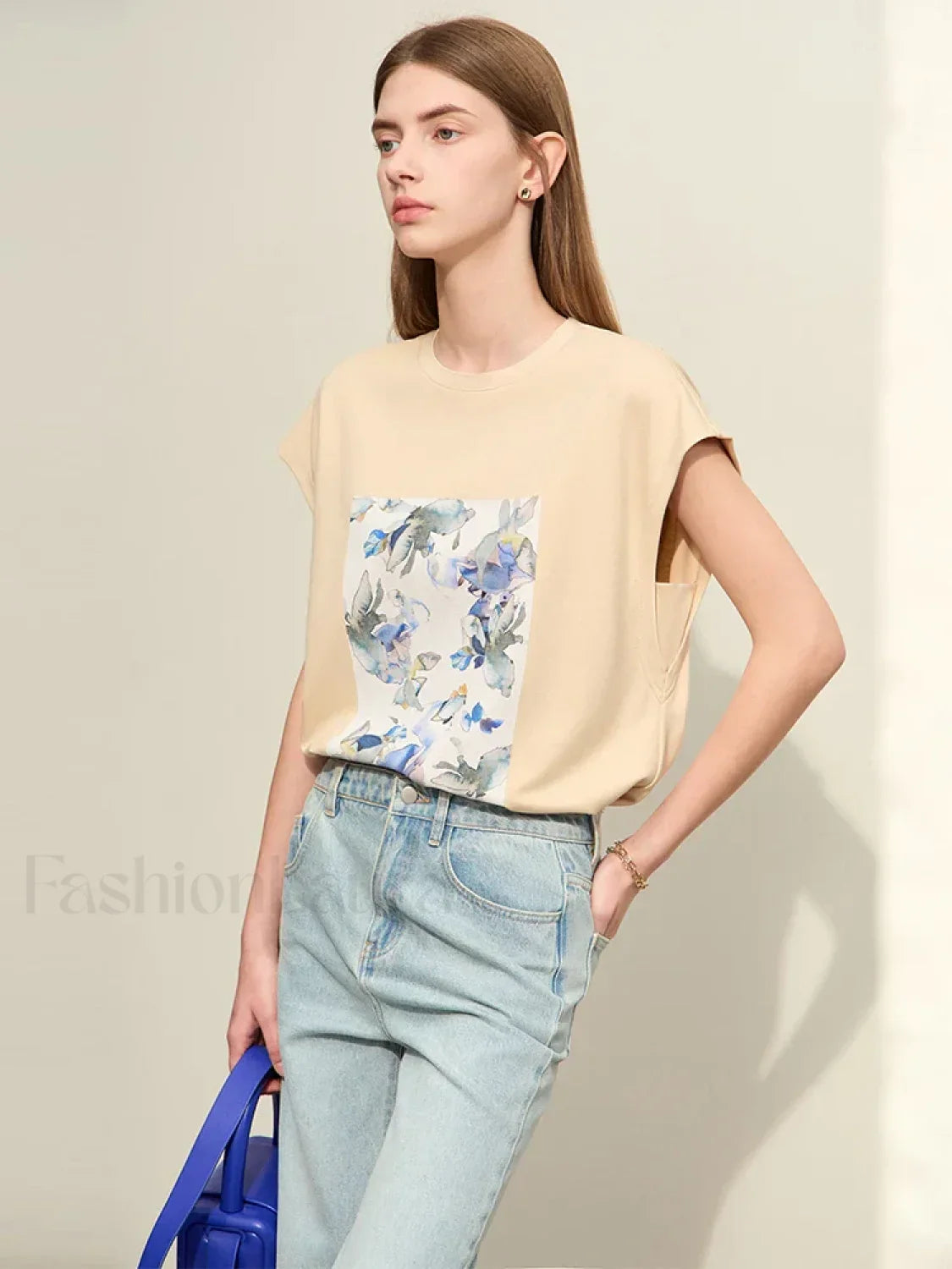 Oil Painting Floral T-Shirt
