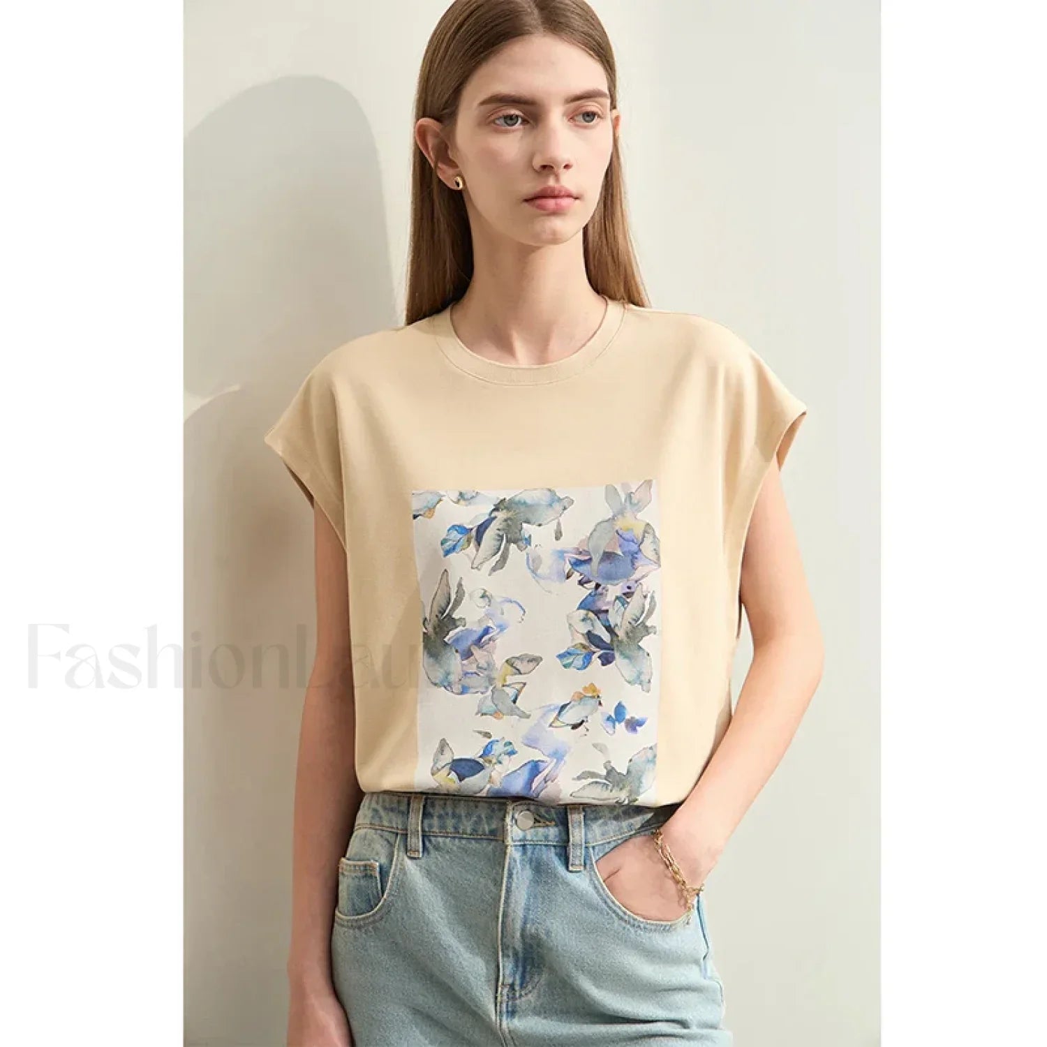 Oil Painting Floral T-Shirt