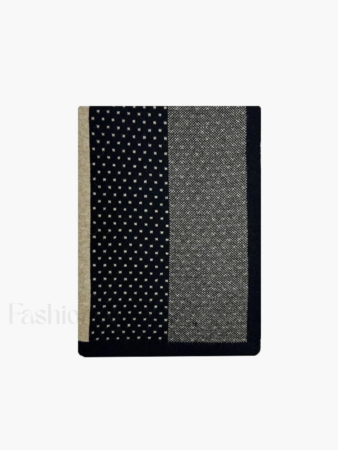 Old Money Graceful Aesthetics Patchwork Scarf