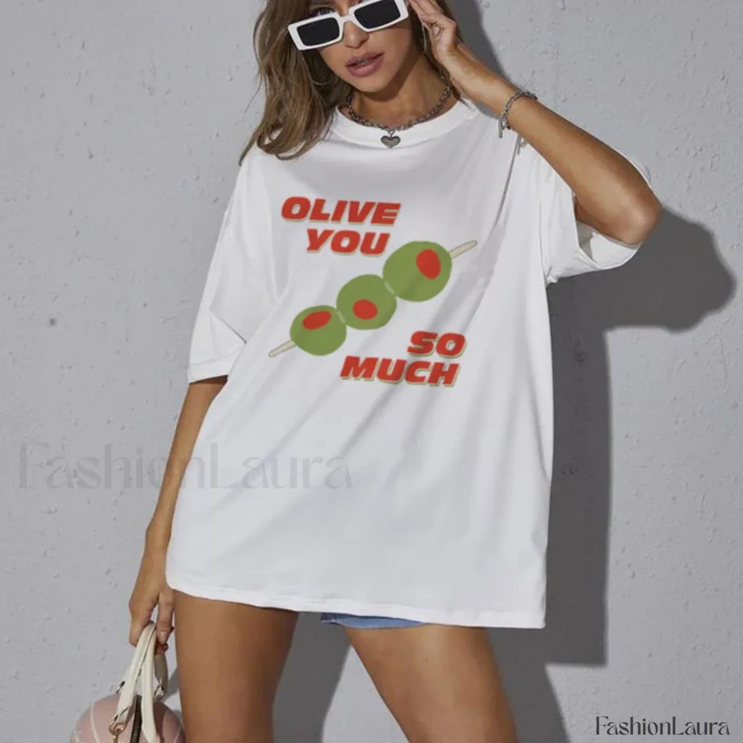 Olive You Y2k Funny Olive Lover T-Shirt