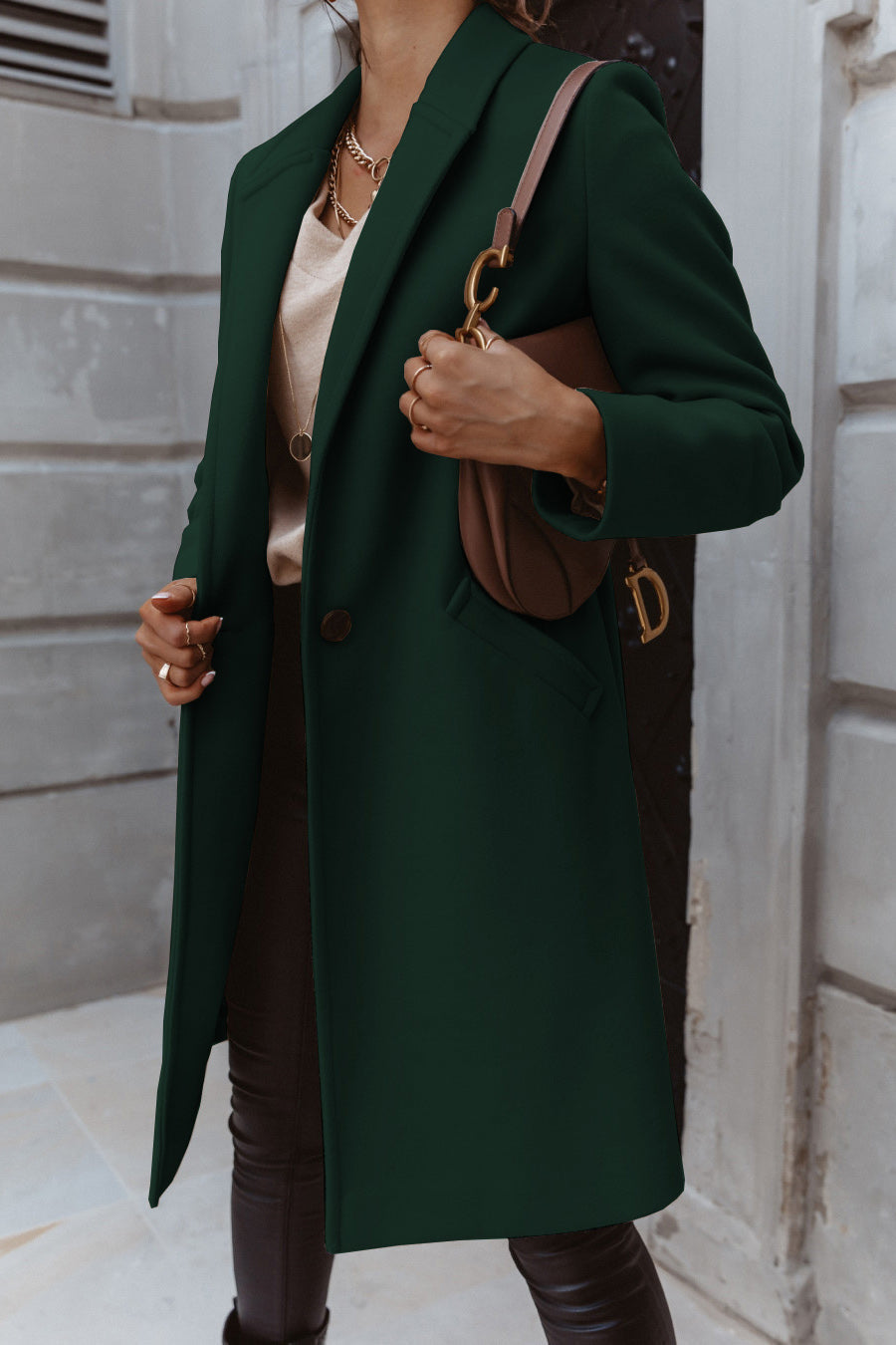 On The List Burgundy Coat