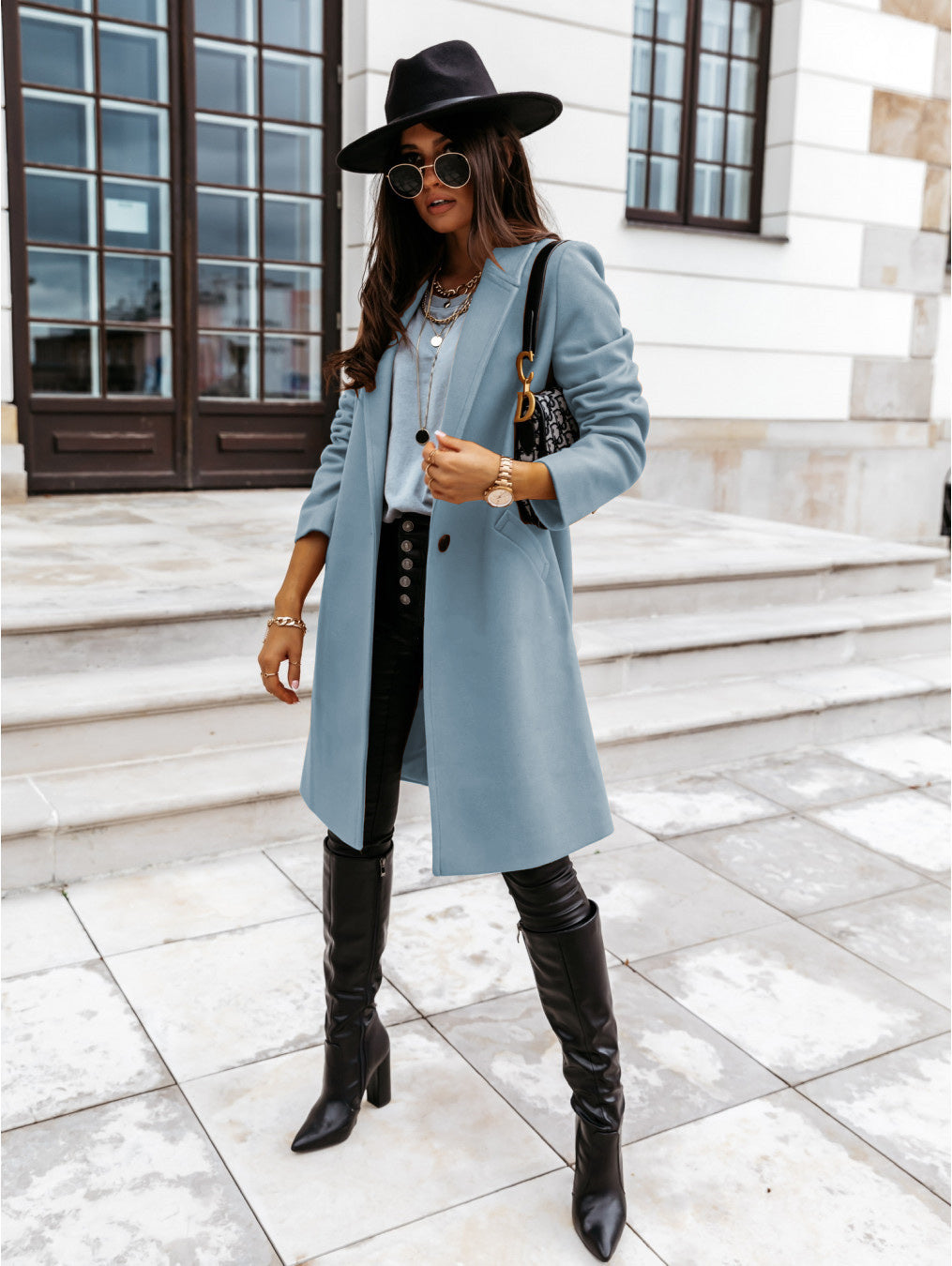 On The List Burgundy Coat