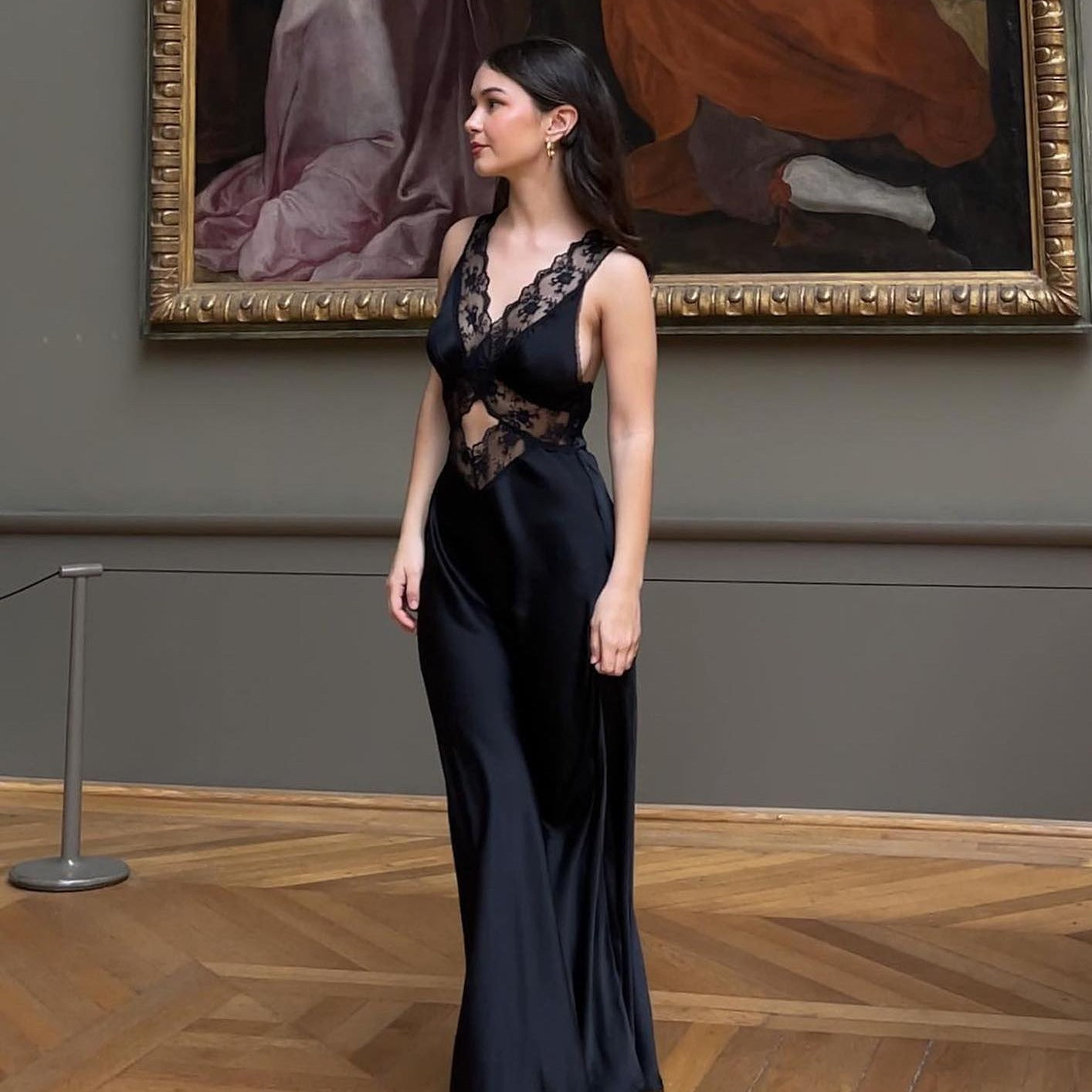 Forever Yours Lace Cut Out Maxi Dress - View 3