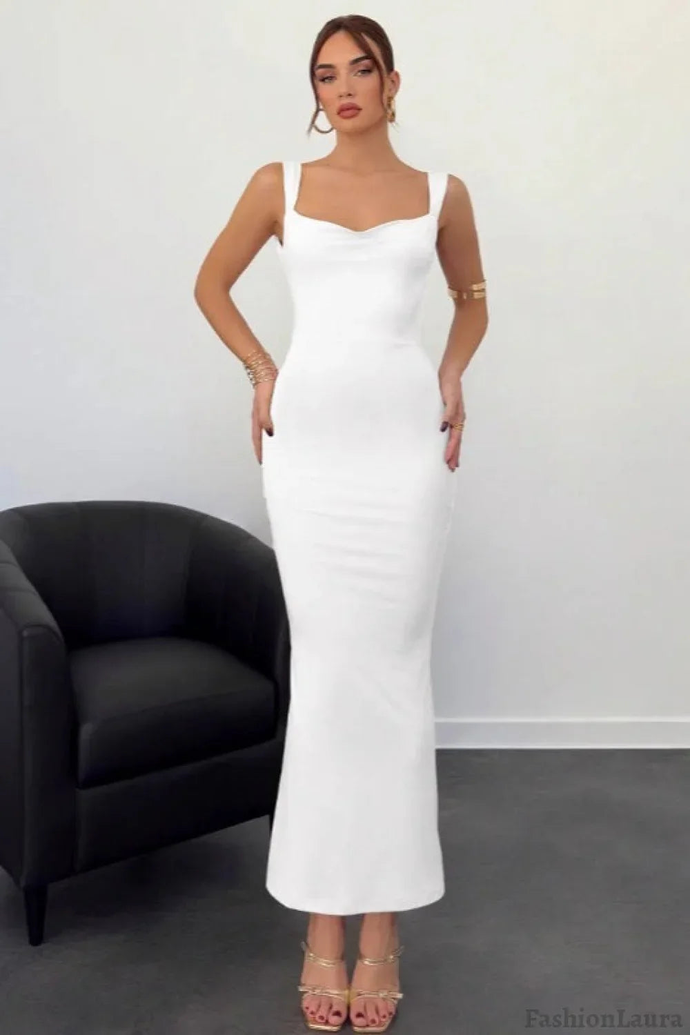 Open Back Bow Cocktail Dress