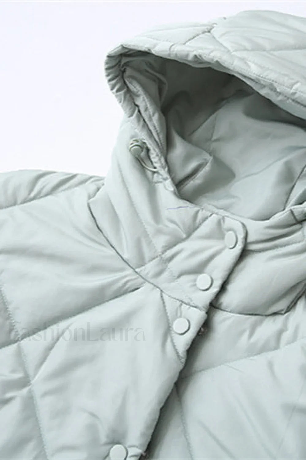 Padded Longline Hooded Puffer Coat