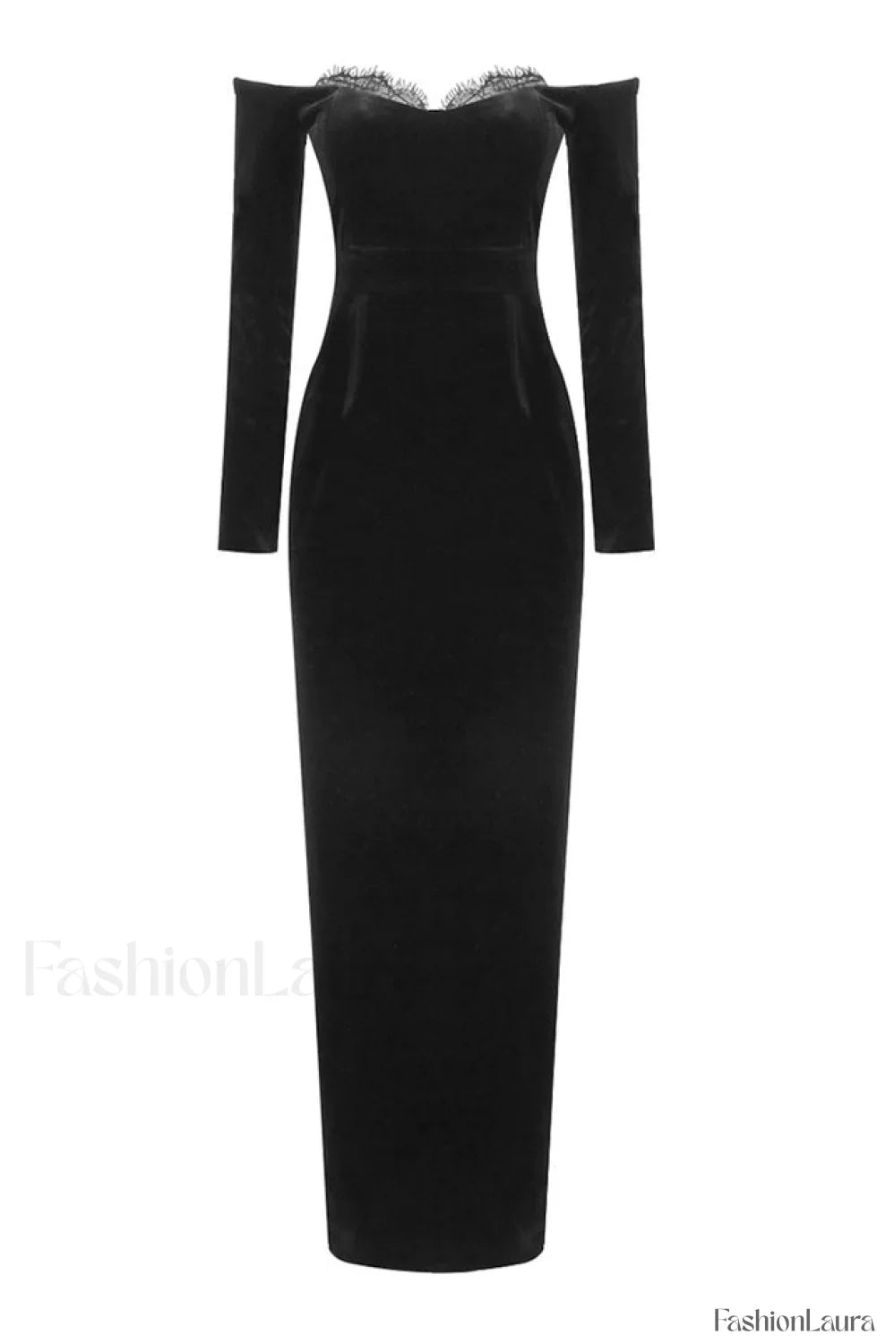 Palma Strapless Stylish Velvet Dress