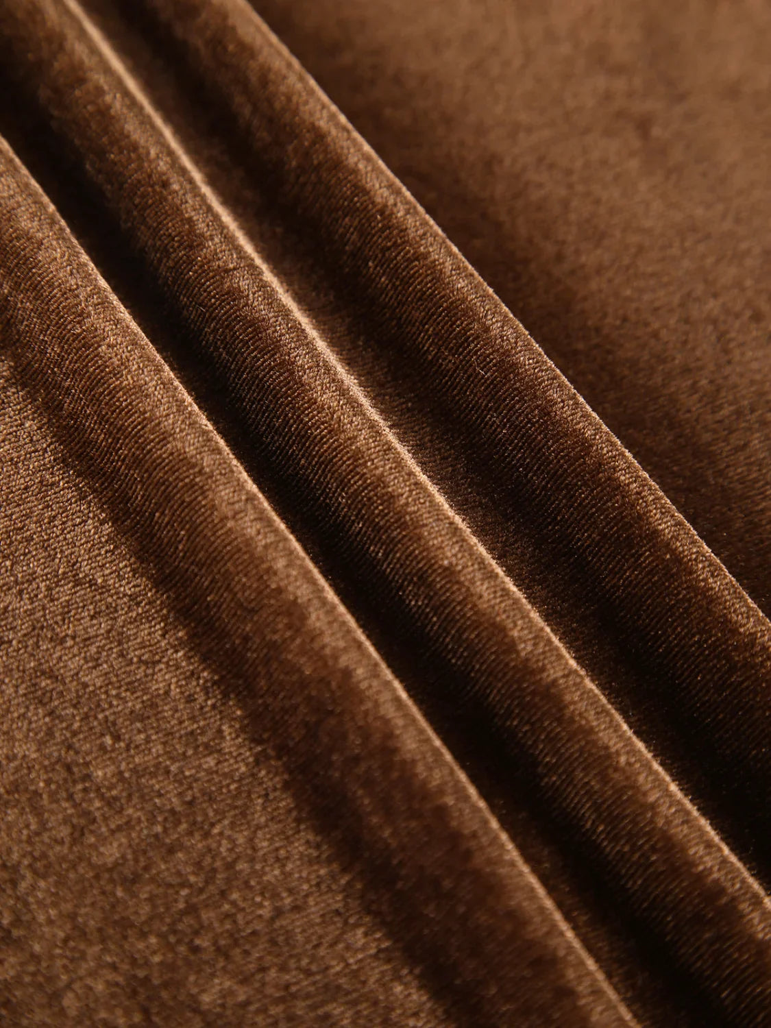 Paradise Feeling Velvet Trendy Zippered Midi Dress