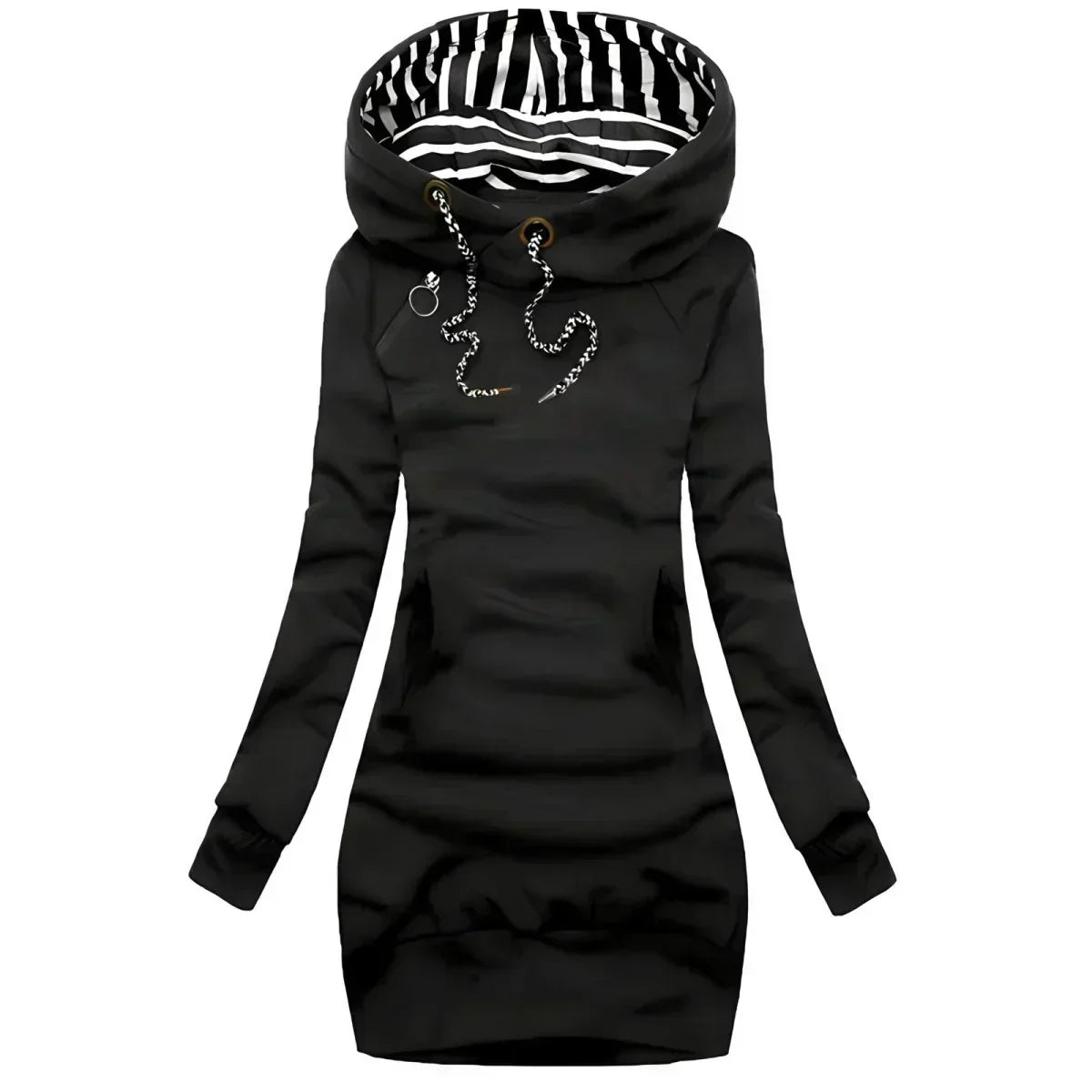 Blythe - Cosy Jumper Dress Black