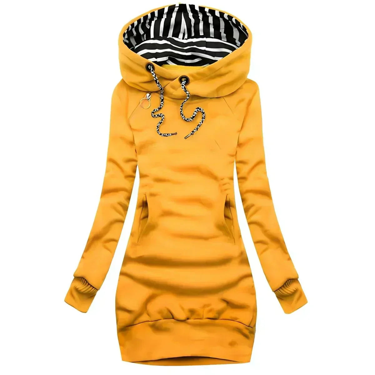 Blythe - Cosy Jumper Dress Yellow