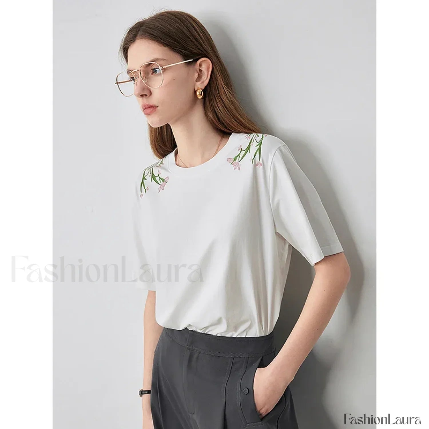 Pastoral Cool Sensation Antibacterial T-Shirt