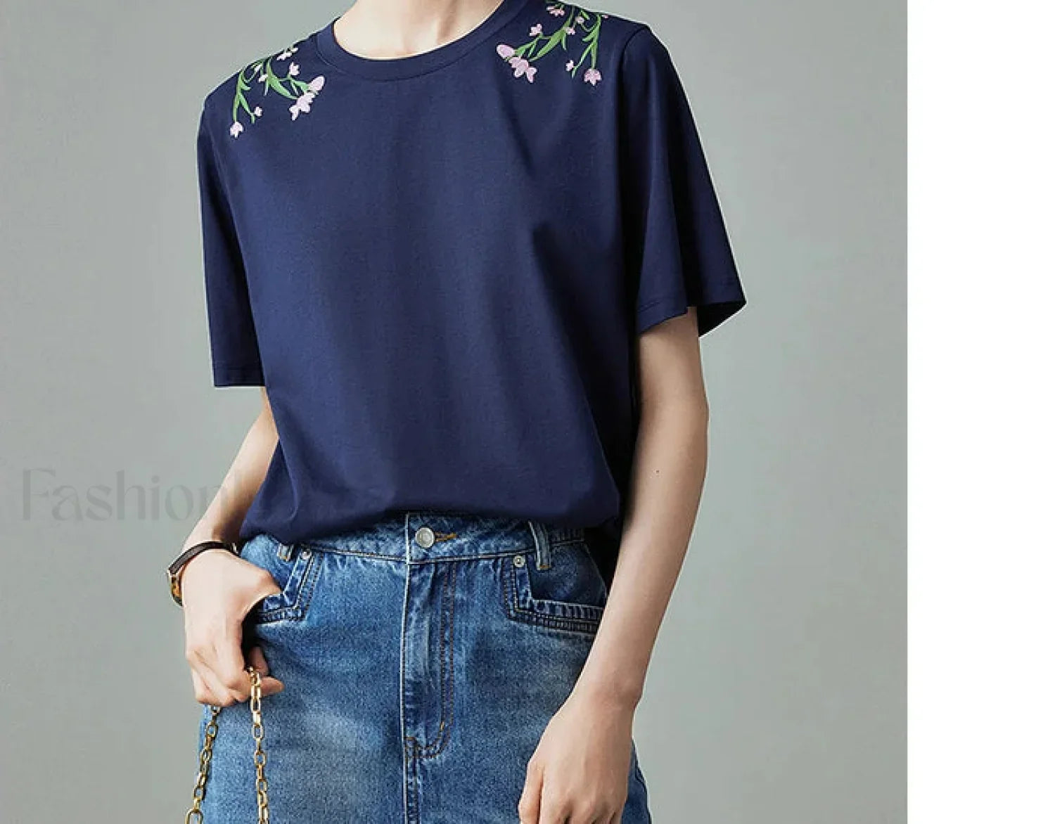 Pastoral Cool Sensation Antibacterial T-Shirt