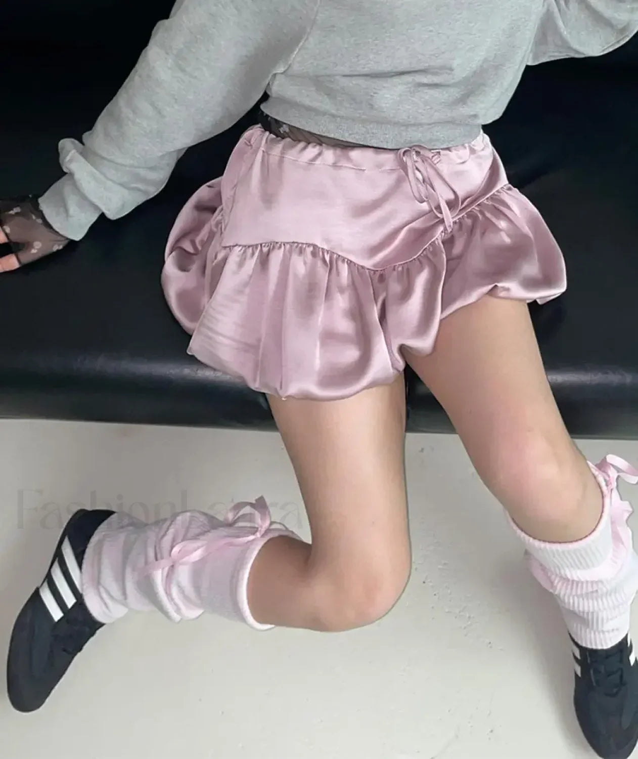 Patchwork Silk Tutu A-line Skirt