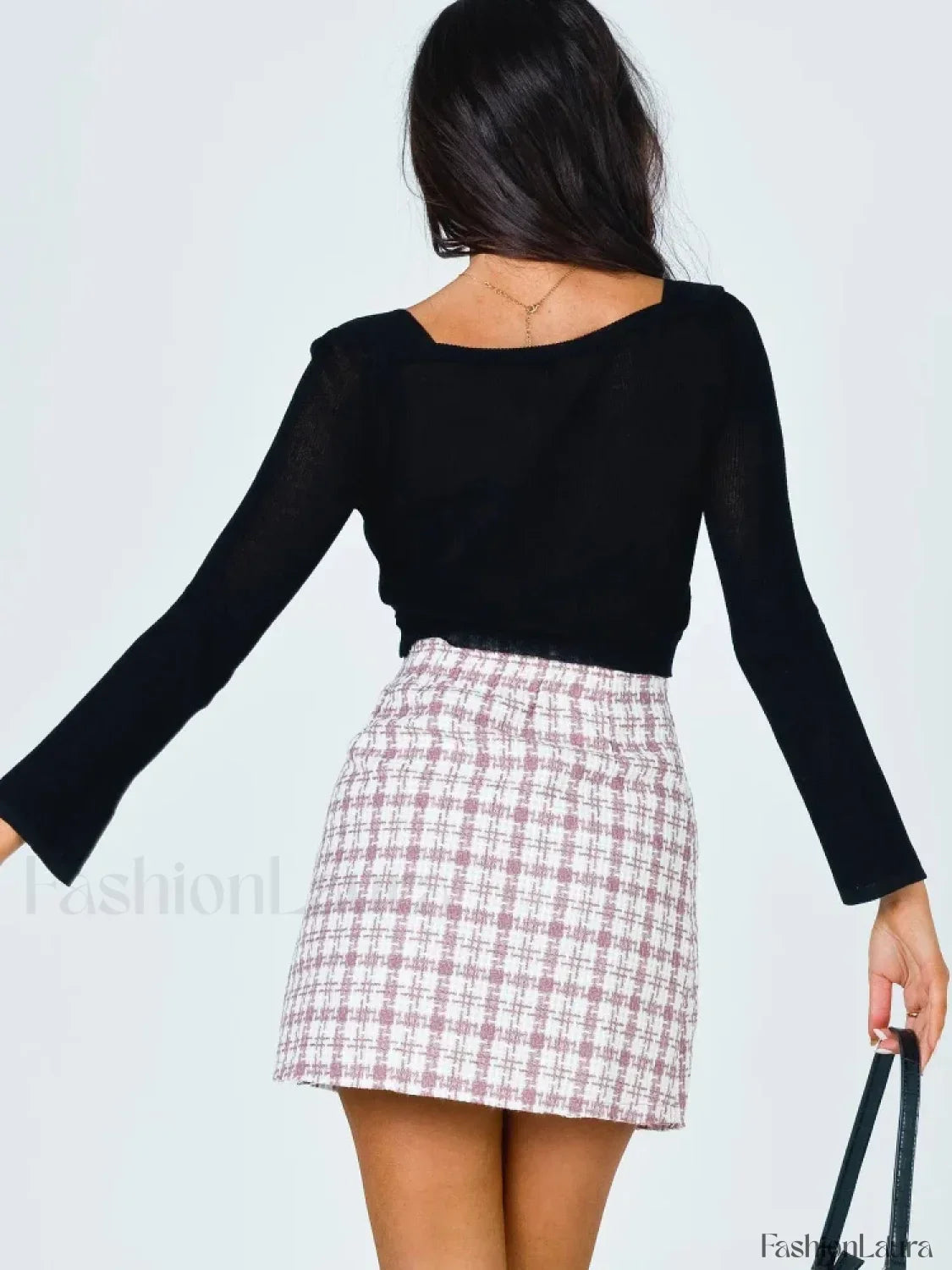 Patchwork Vintage Contrast Street Skirt