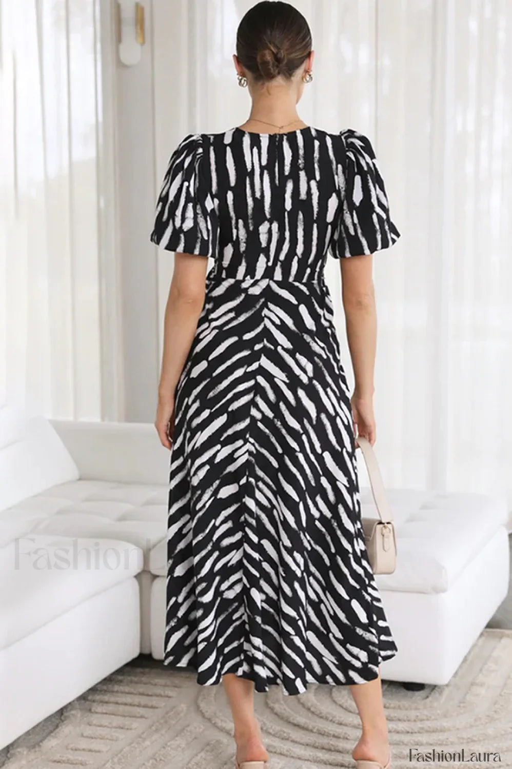 Paysley Elegant Midi Dress