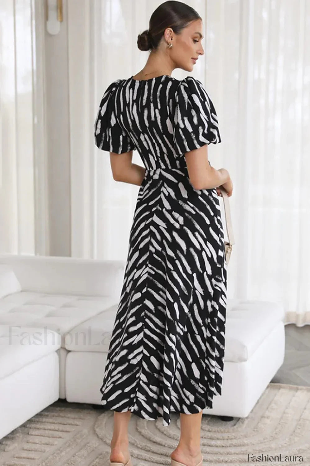 Paysley Elegant Midi Dress